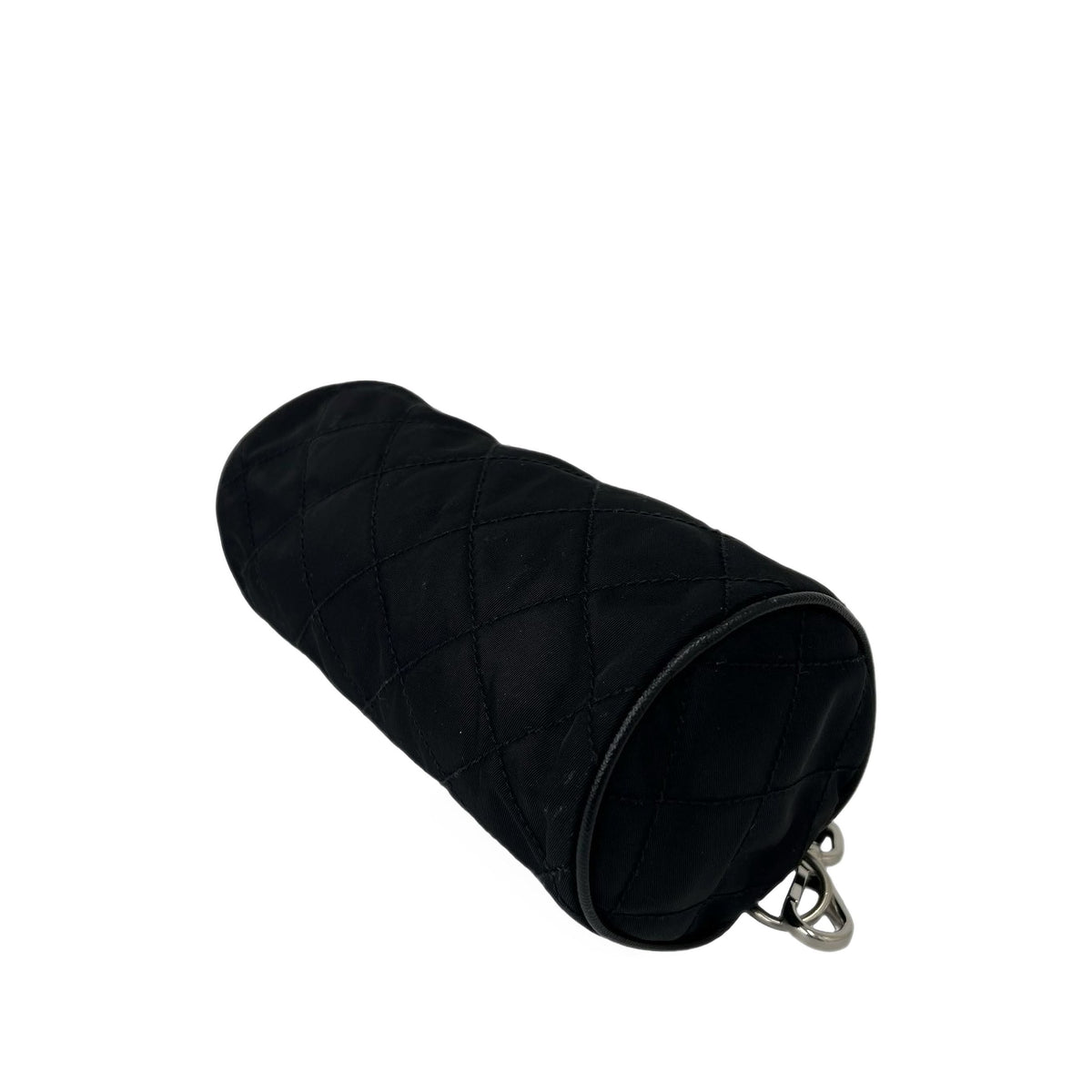 Prada Tessuto Chain Shoulder Bag — Black