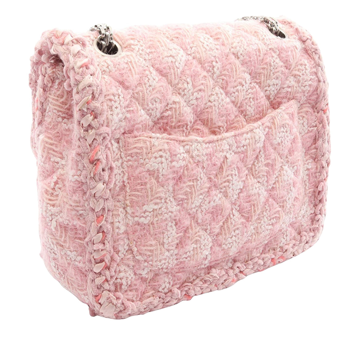Chanel Mini Tweed 2.55 Flap — Pink