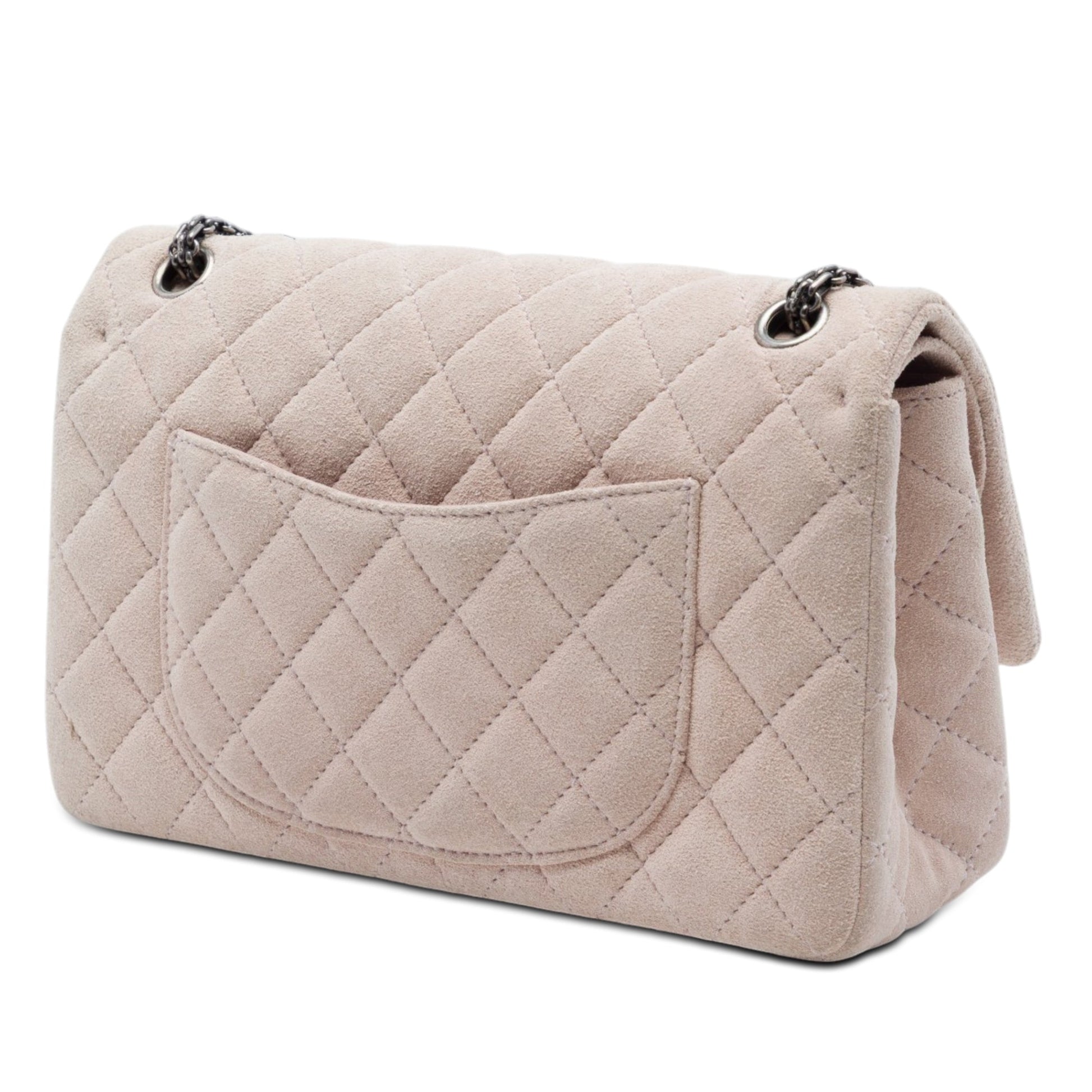 Chanel Quilted Suede Reissue 2.55 Double Flap 226