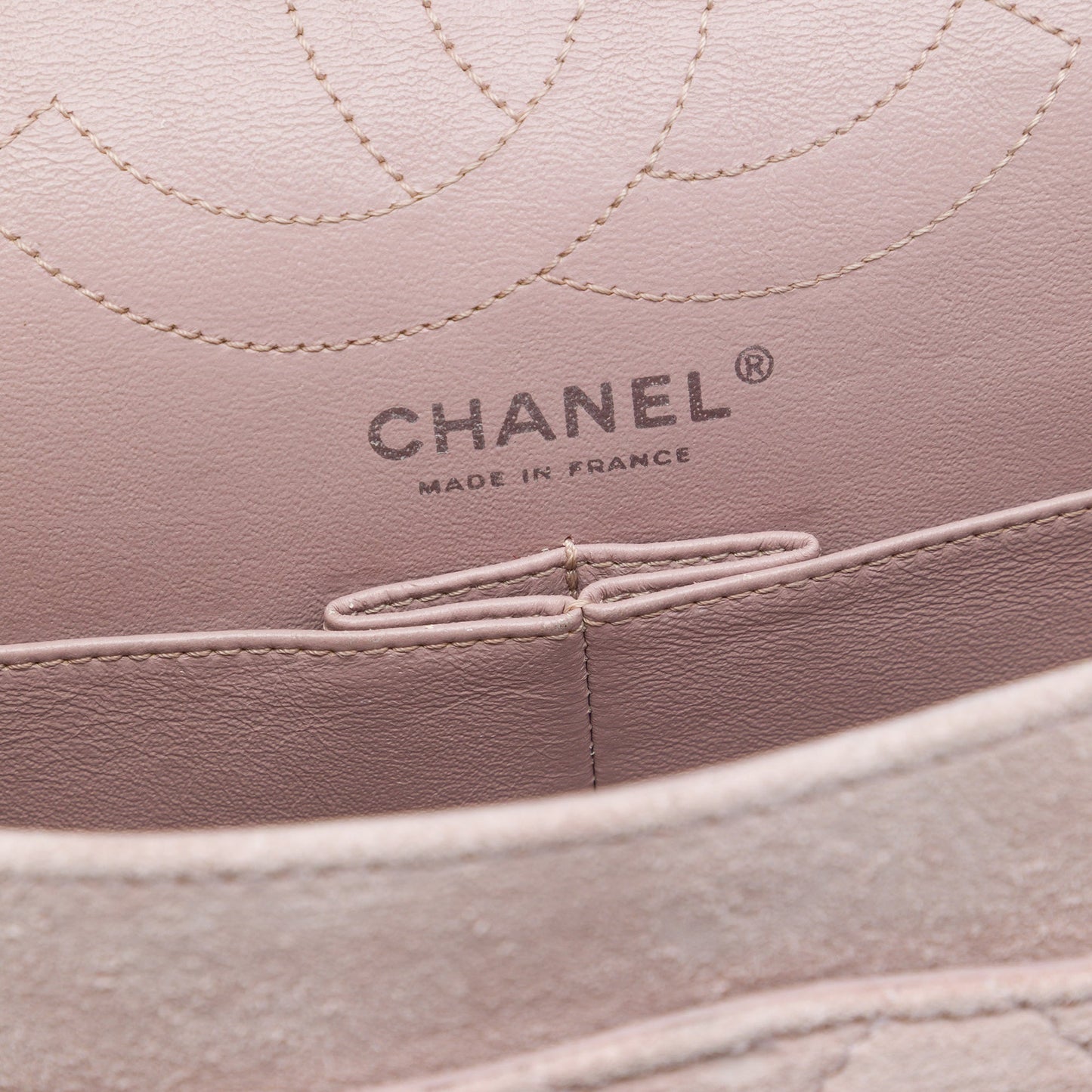 Chanel Quilted Suede Reissue 2.55 Double Flap 226