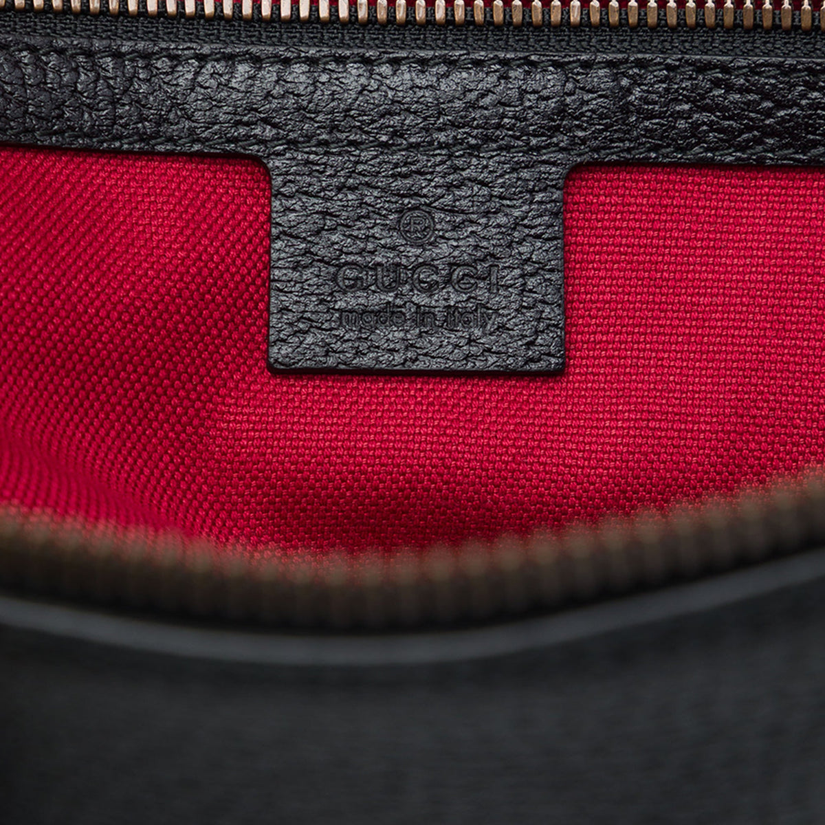 Gucci Calfskin Web Business Bag — Black