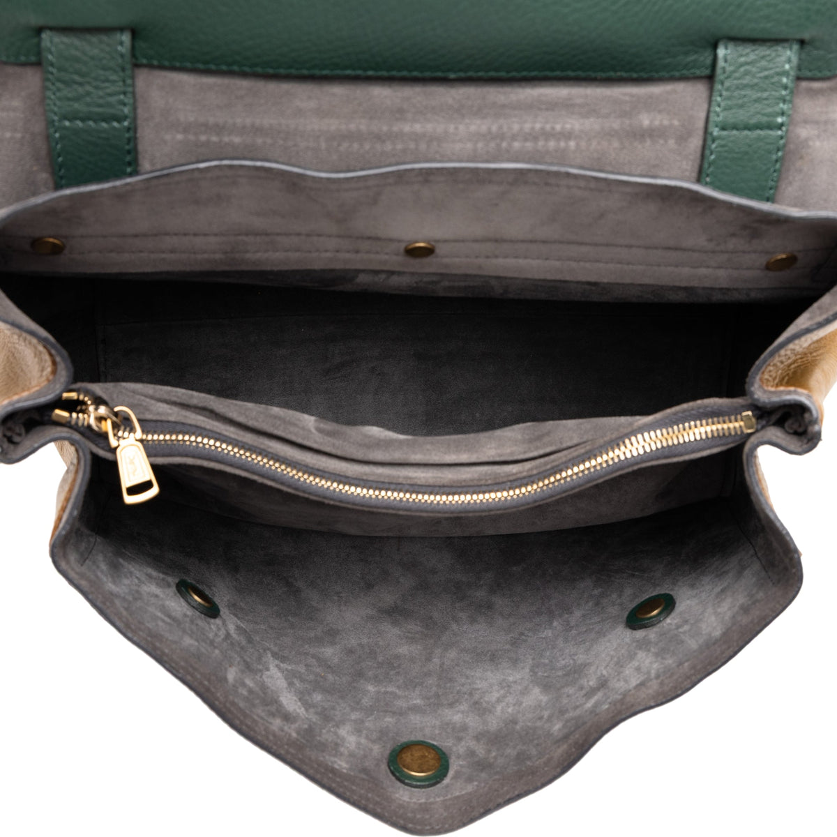 Saint Laurent Tricolor Muse Two Handbag — Purple