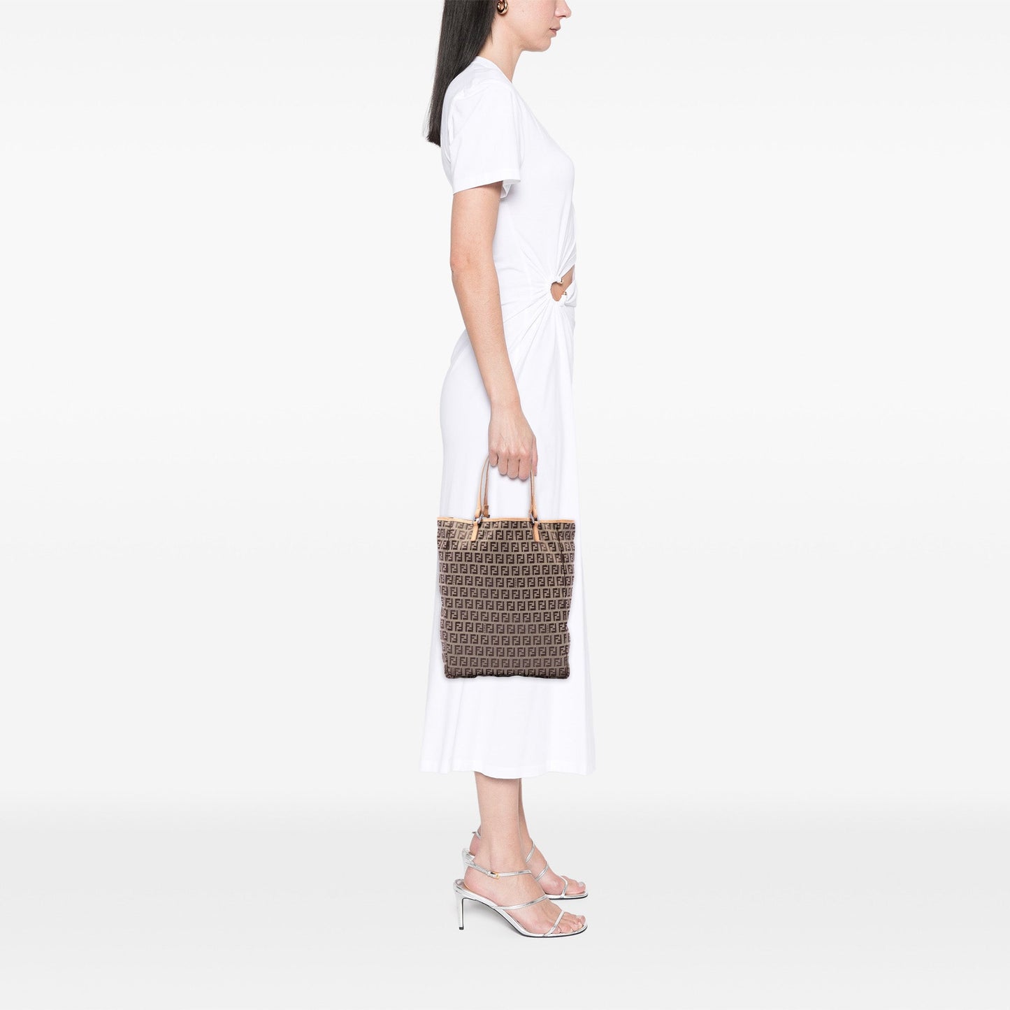 Fendi Zucchino Canvas Tote