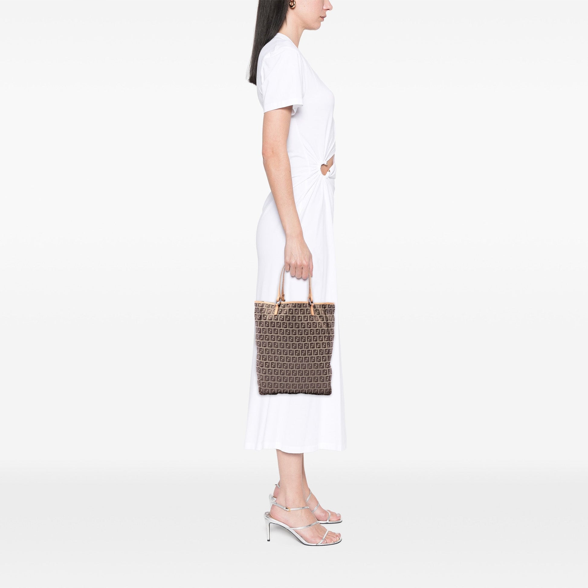 Fendi Zucchino Canvas Tote