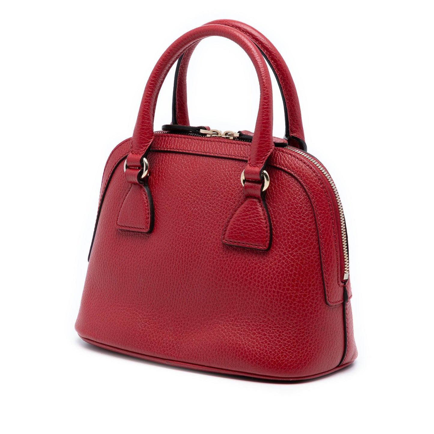 Mini Leather GG Charm Dome Satchel