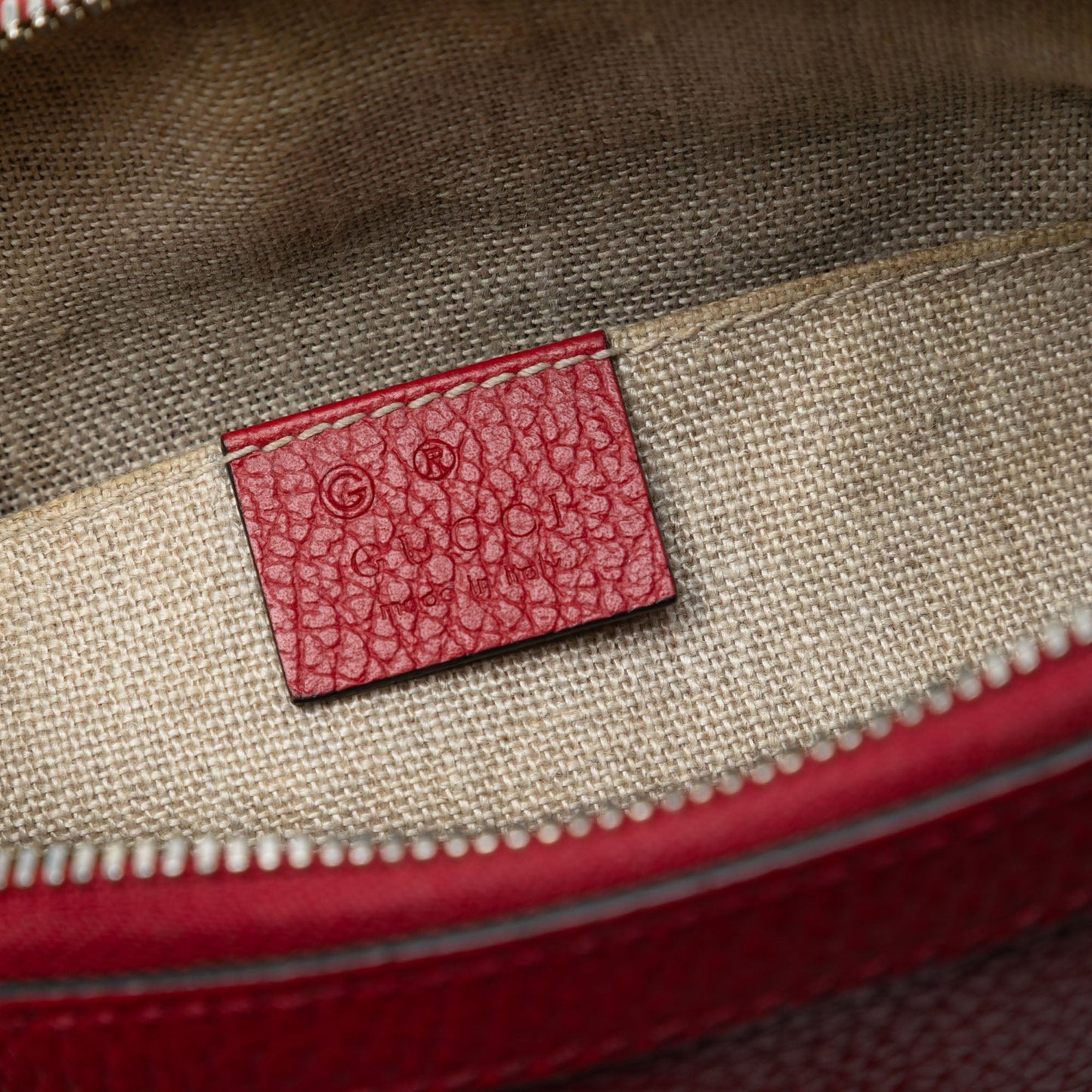 Mini Leather GG Charm Dome Satchel
