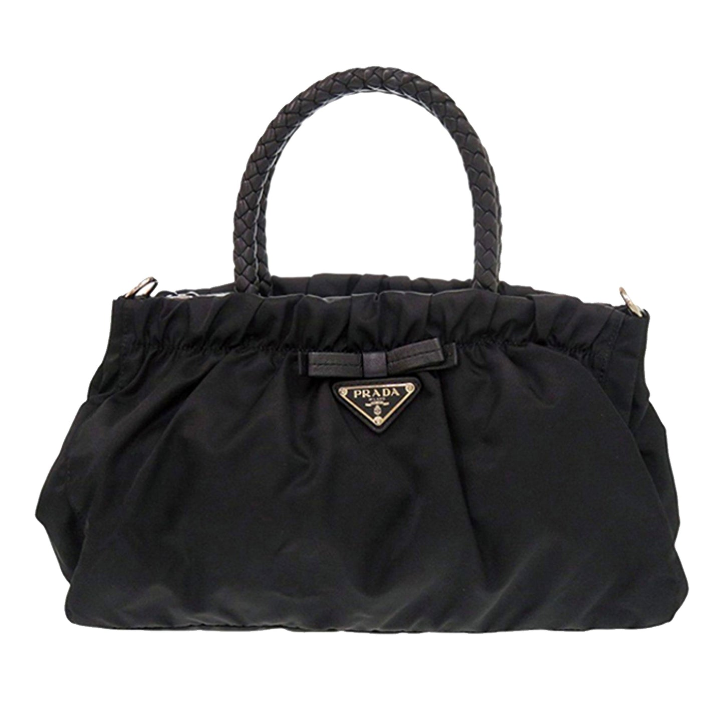 Prada Tessuto Bow Satchel