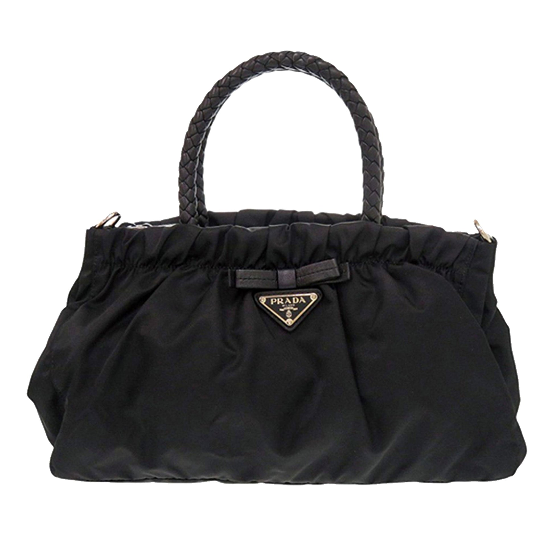 Prada Tessuto Bow Satchel