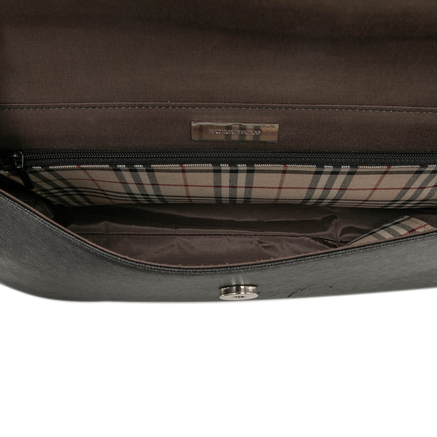 Burberry Leather Flap Shoulder Bag