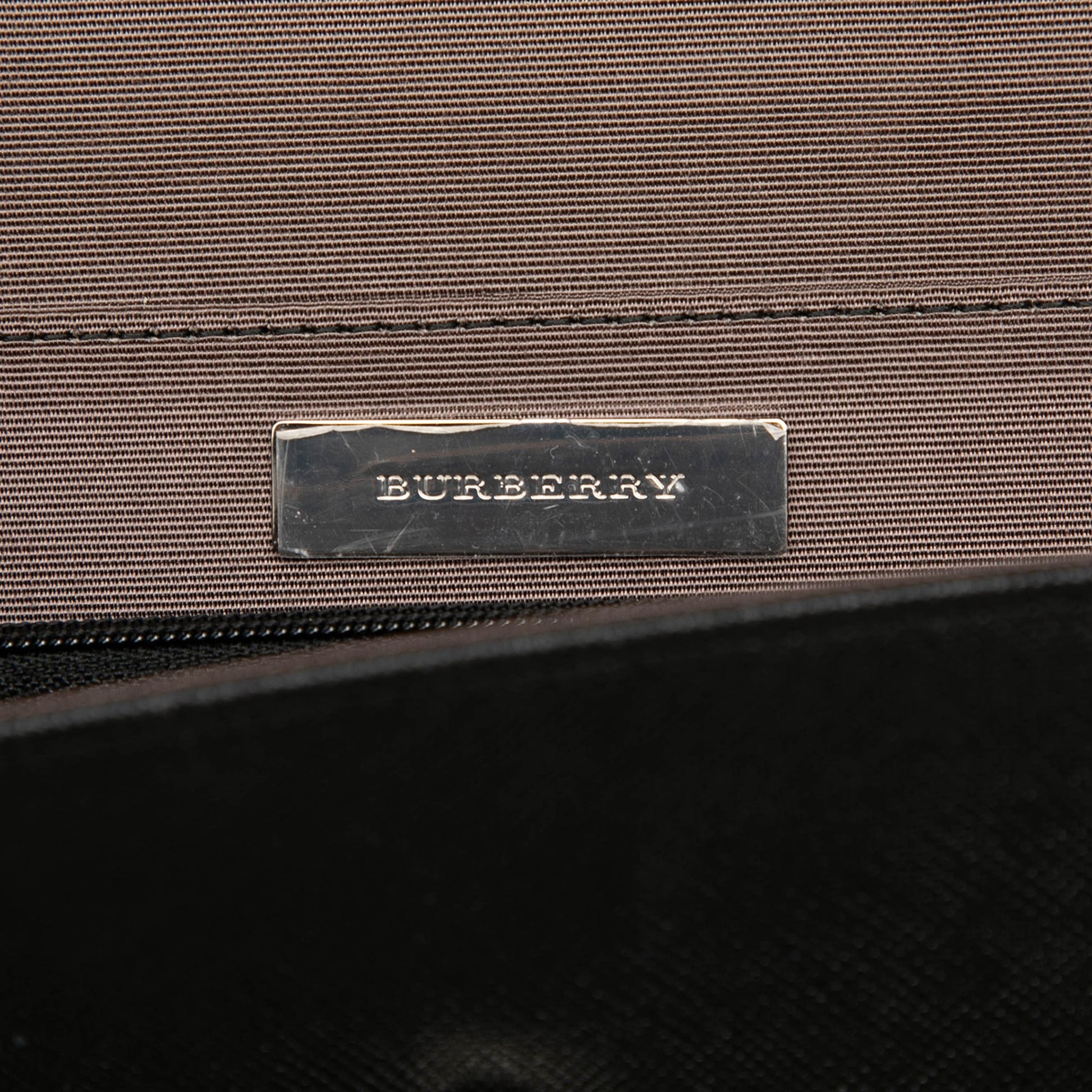 Burberry Leather Flap Shoulder Bag