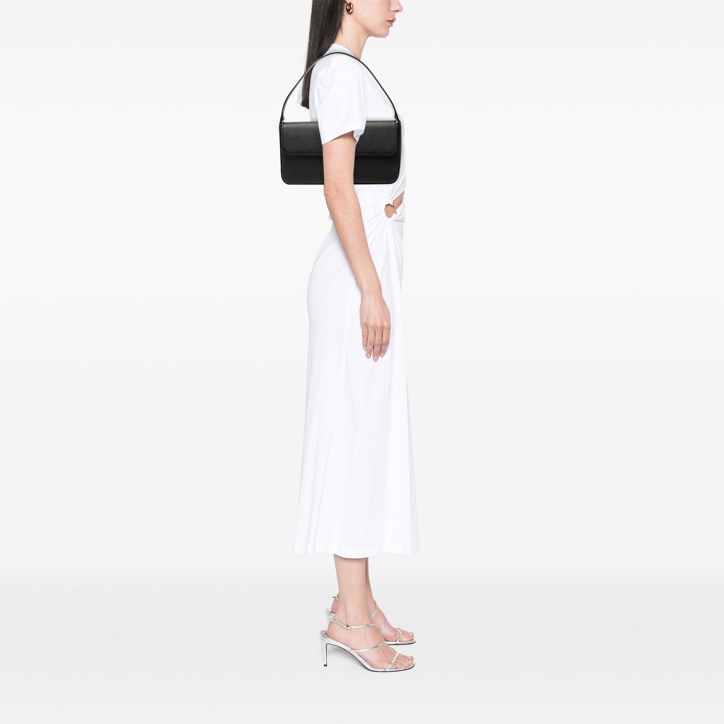 Burberry Leather Flap Shoulder Bag