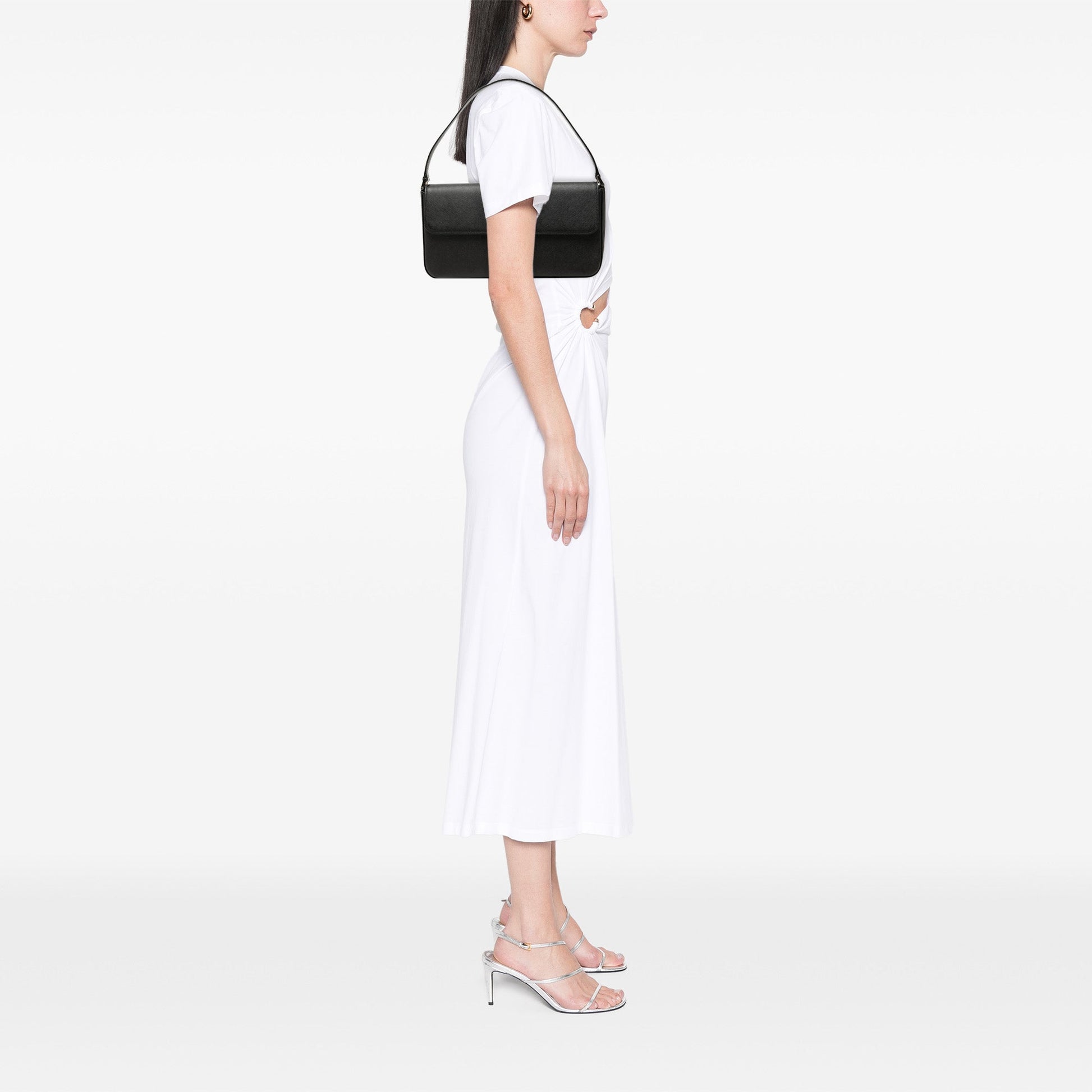 Burberry Leather Flap Shoulder Bag