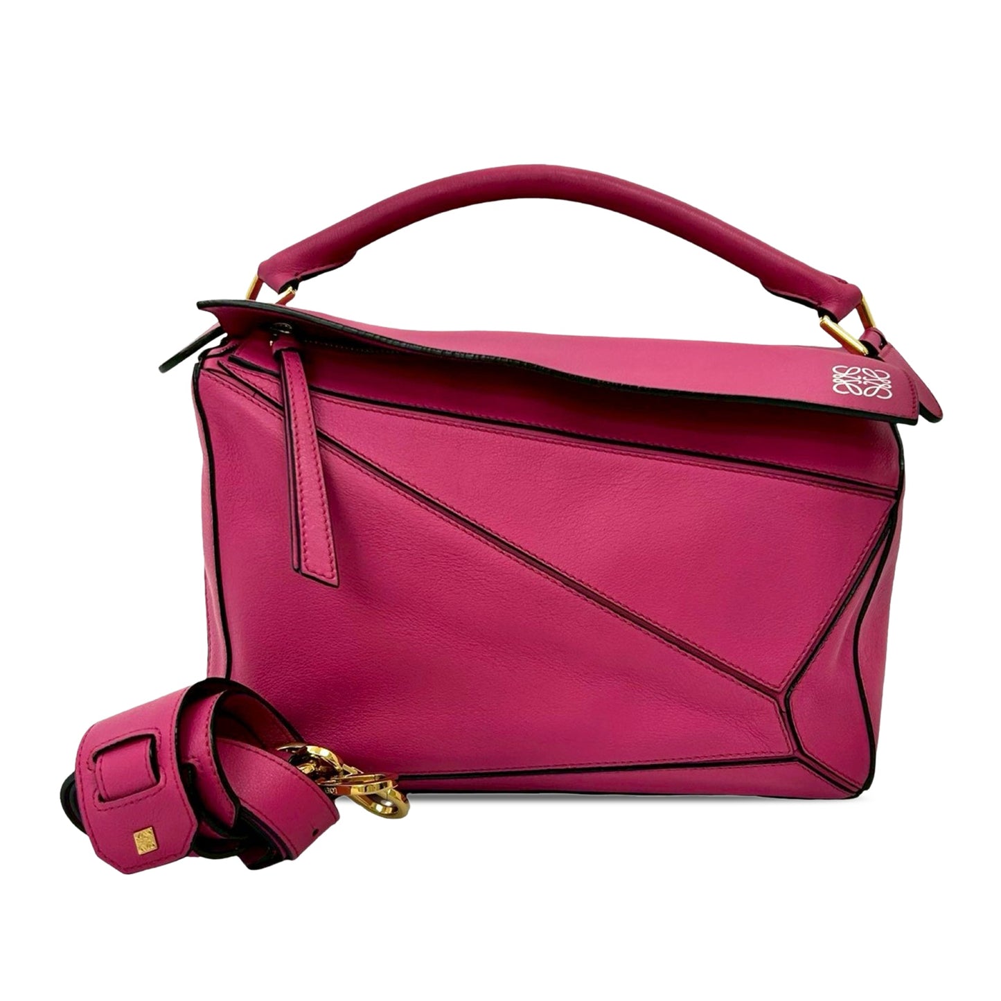 LOEWE Medium Calfskin Puzzle Satchel