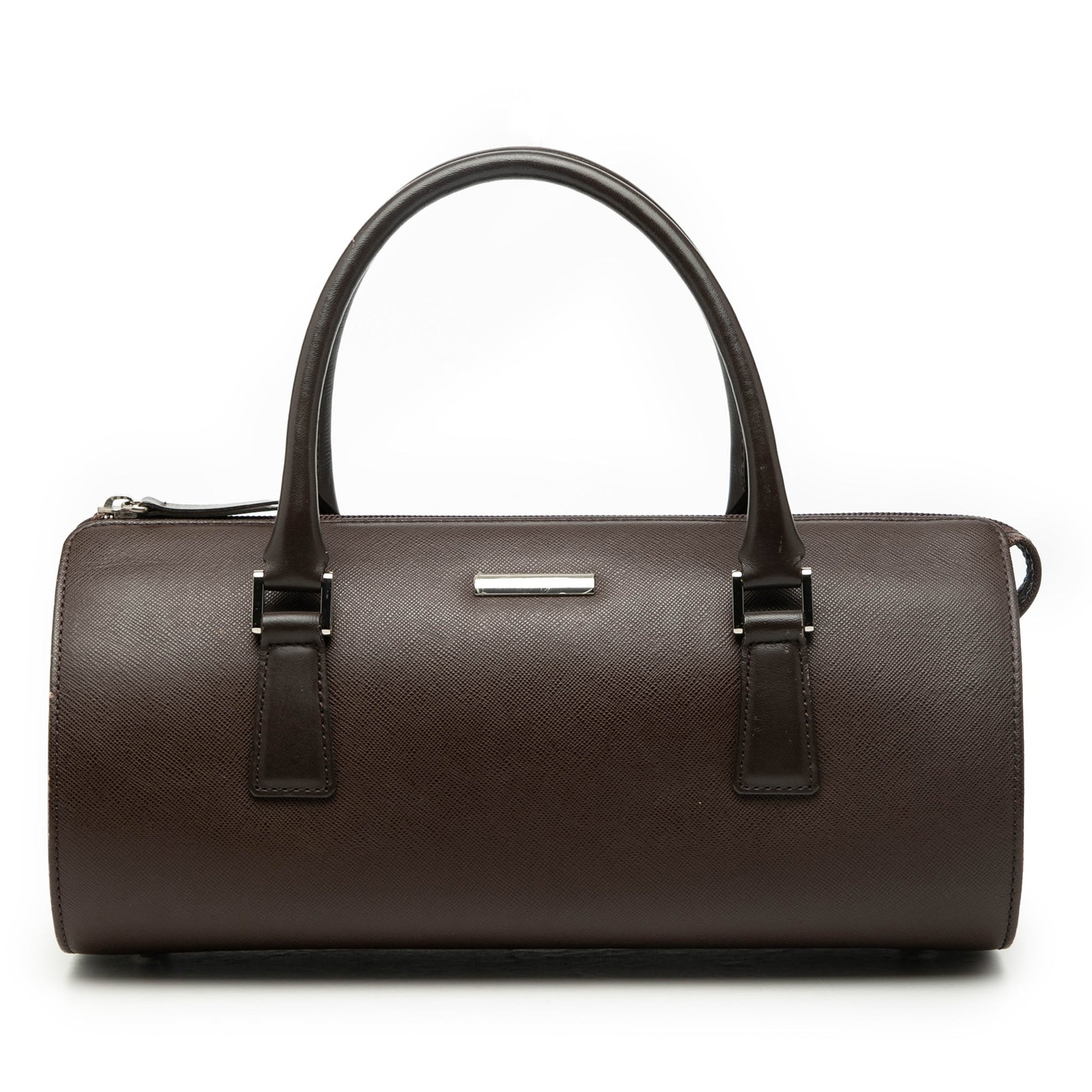 Burberry Leather Boston Bag