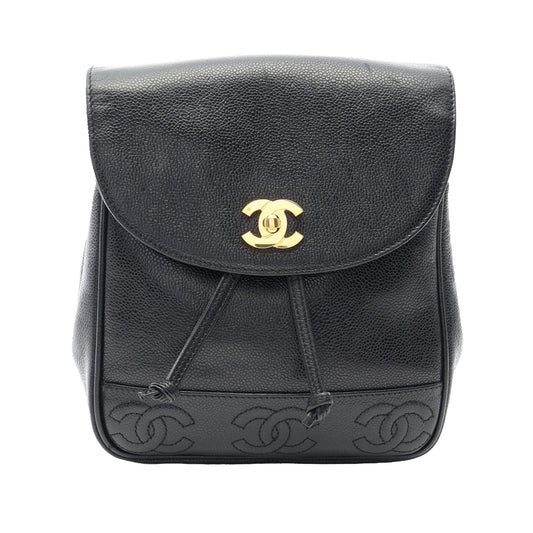 Chanel Caviar Triple CC Backpack