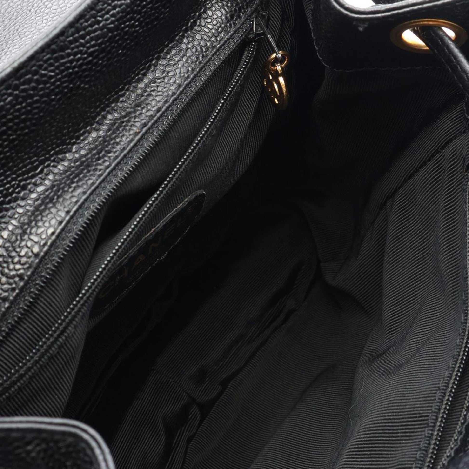 Chanel Caviar Triple CC Backpack