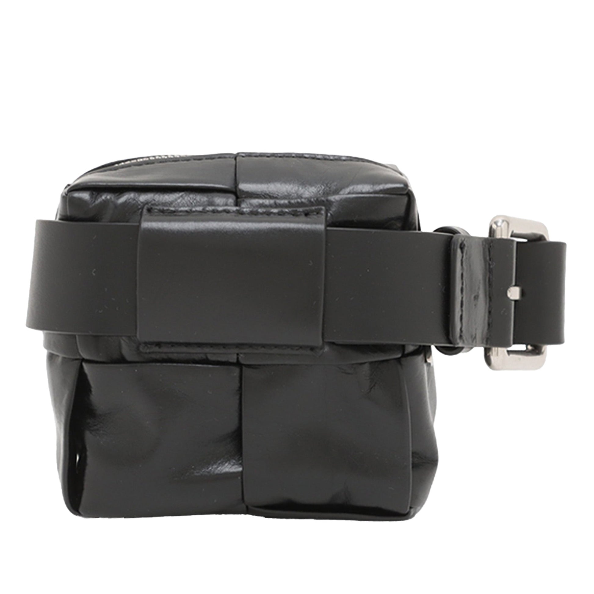 Bottega Veneta Paper Calfskin Intrecciato Cassette Belt Bag