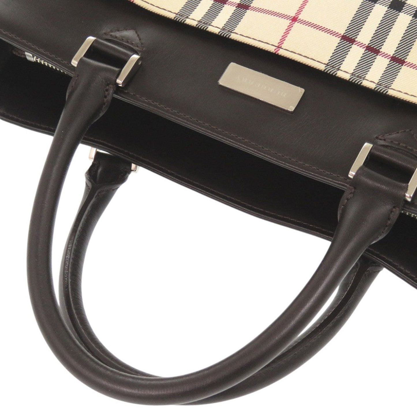 Burberry House Check Canvas Handbag