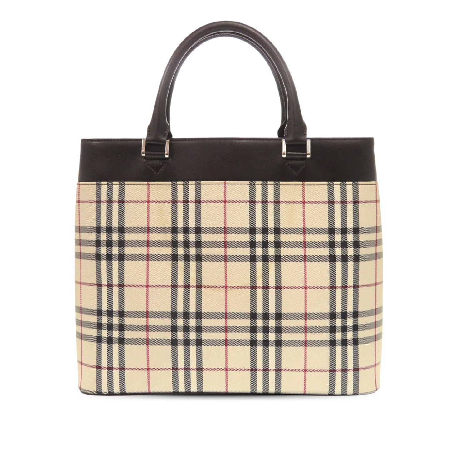Burberry House Check Canvas Handbag