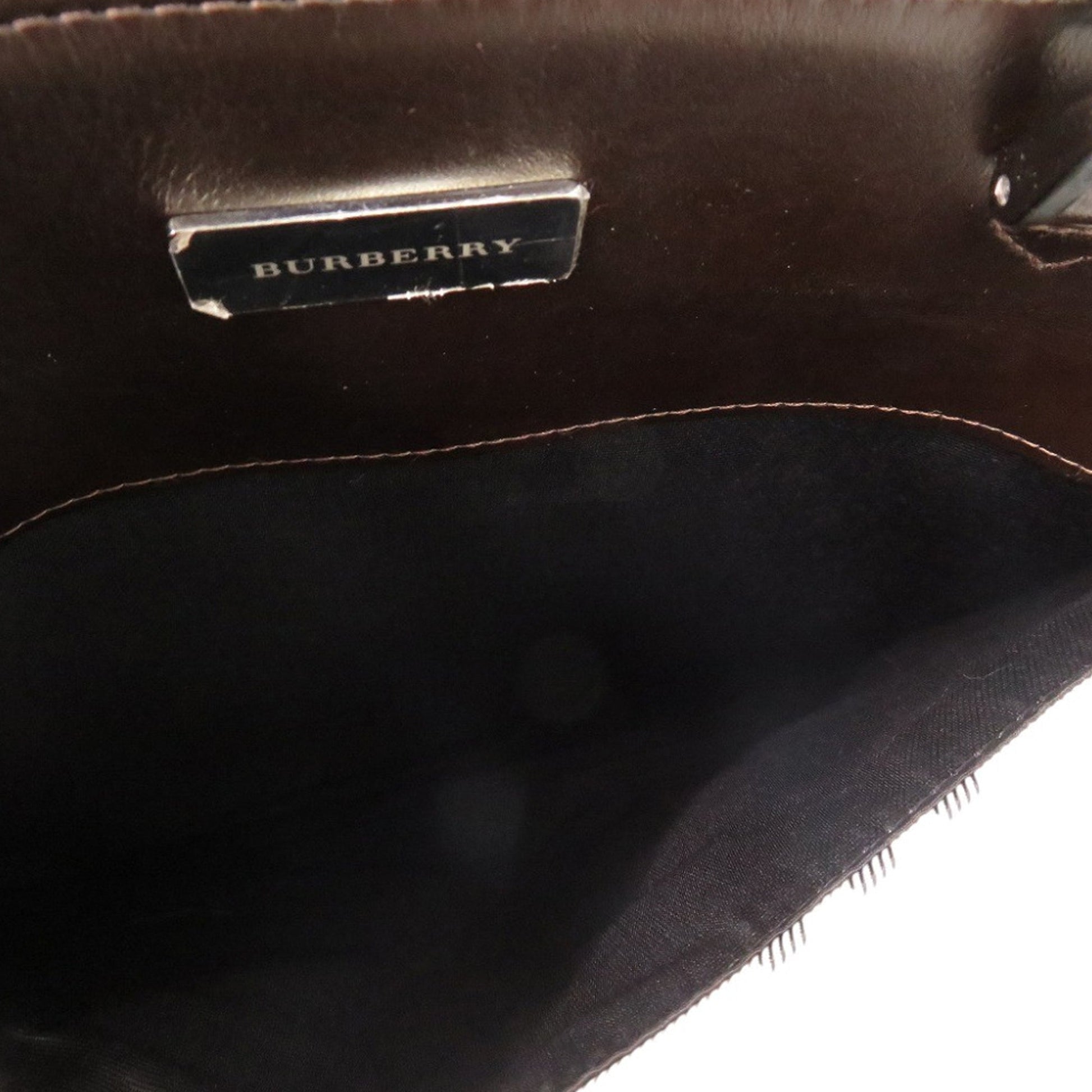 Burberry House Check Canvas Handbag