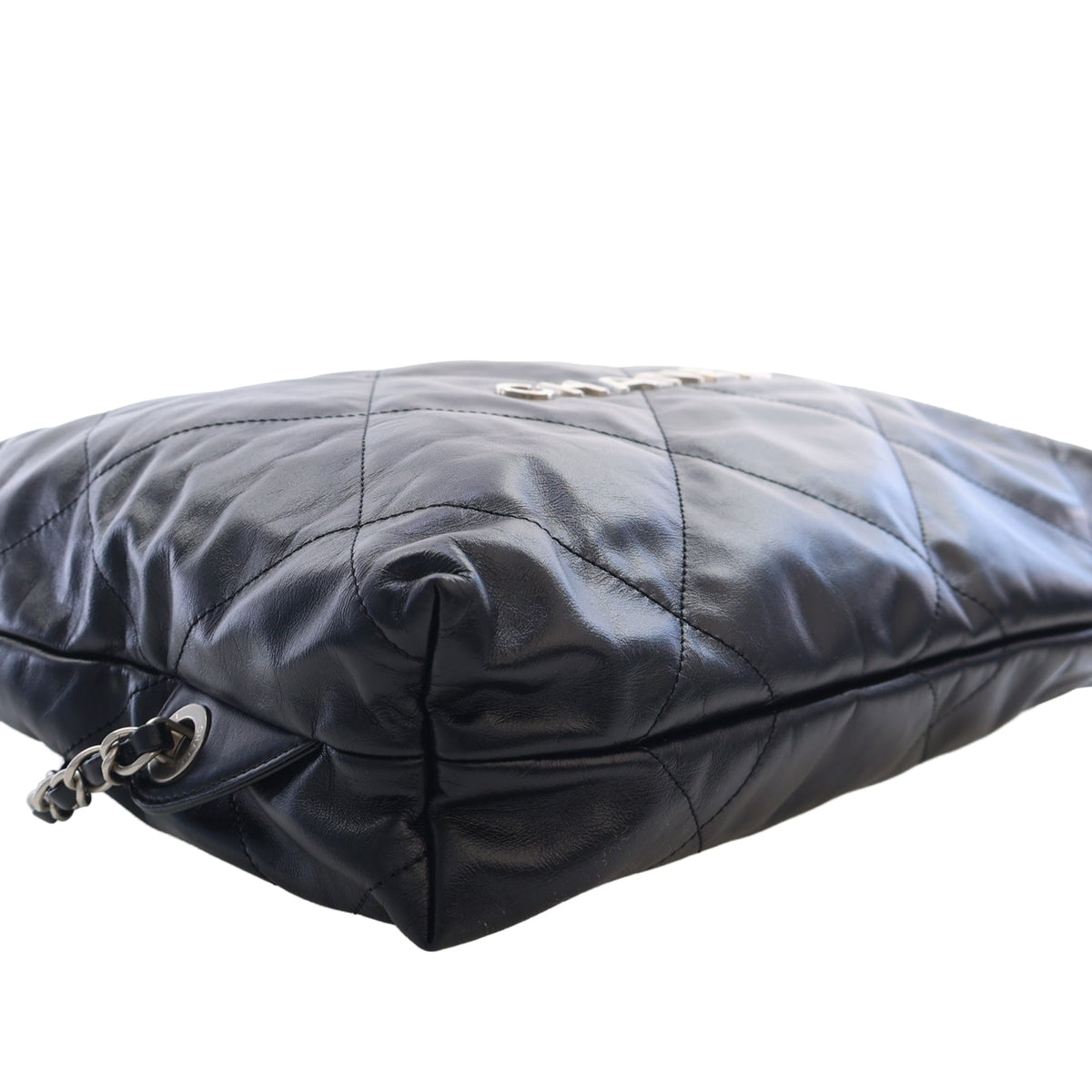 Chanel Large Quilted Shiny Calfskin 22 Backpack