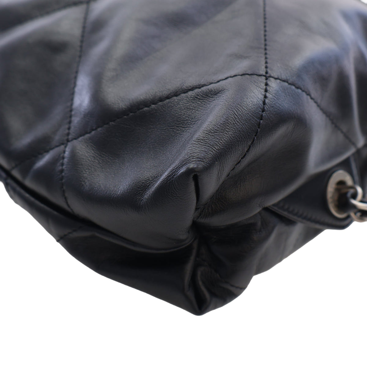 Chanel Large Quilted Shiny Calfskin 22 Backpack