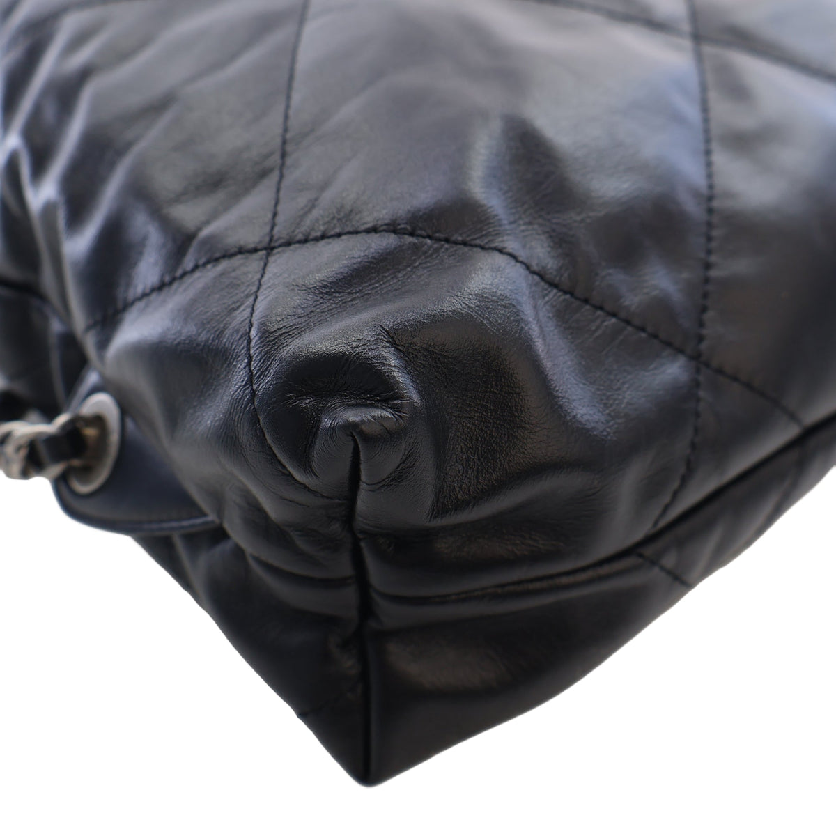 Chanel Large Quilted Shiny Calfskin 22 Backpack