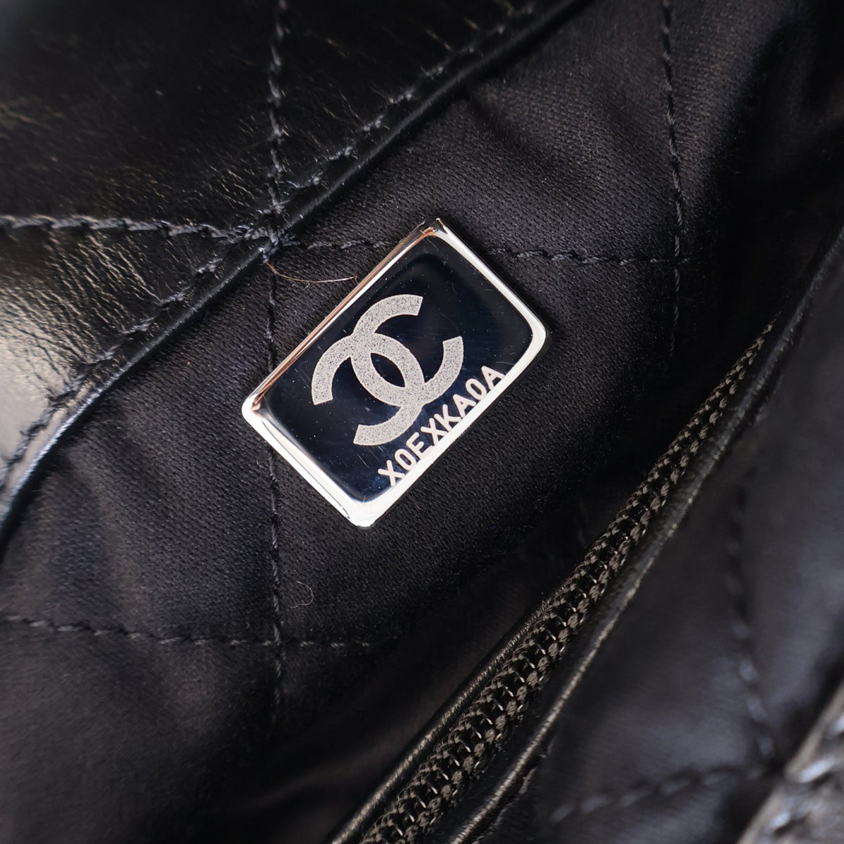 Chanel Large Quilted Shiny Calfskin 22 Backpack