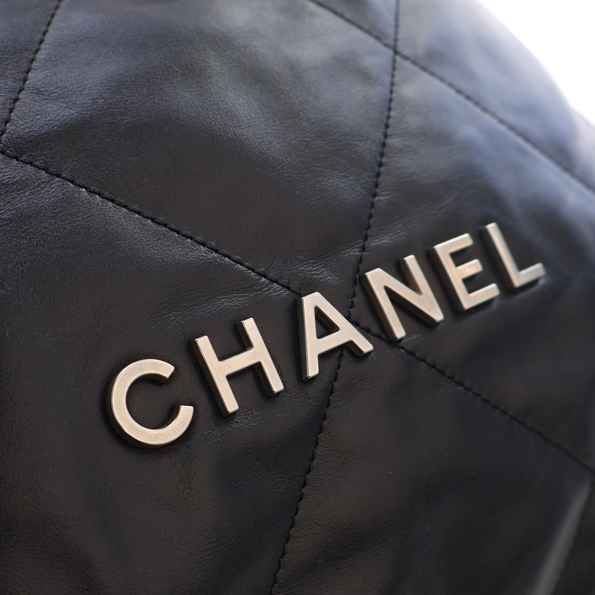Chanel Large Quilted Shiny Calfskin 22 Backpack