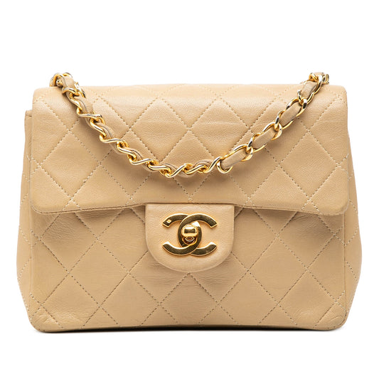 Chanel Mini Square Classic Lambskin Single Flap