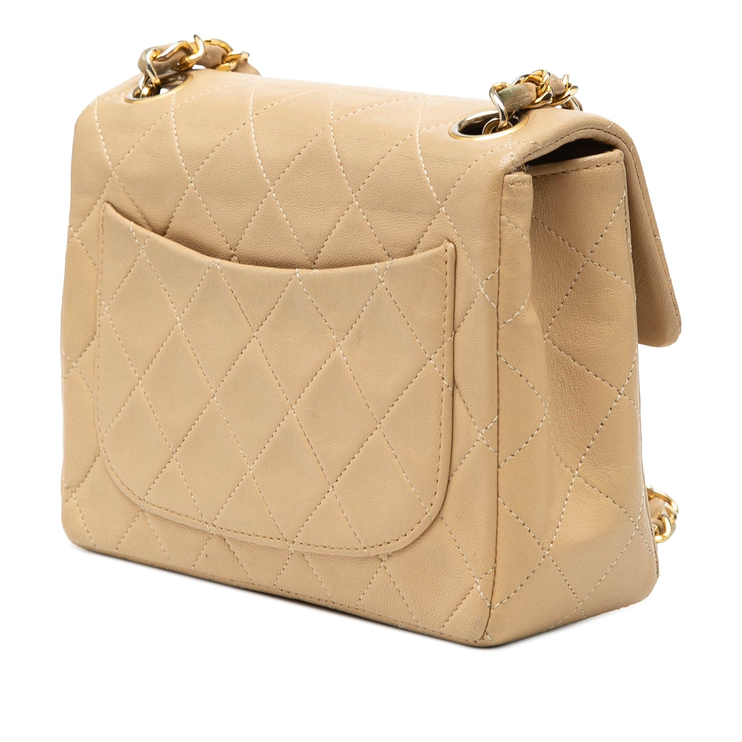 Chanel Mini Square Classic Lambskin Single Flap