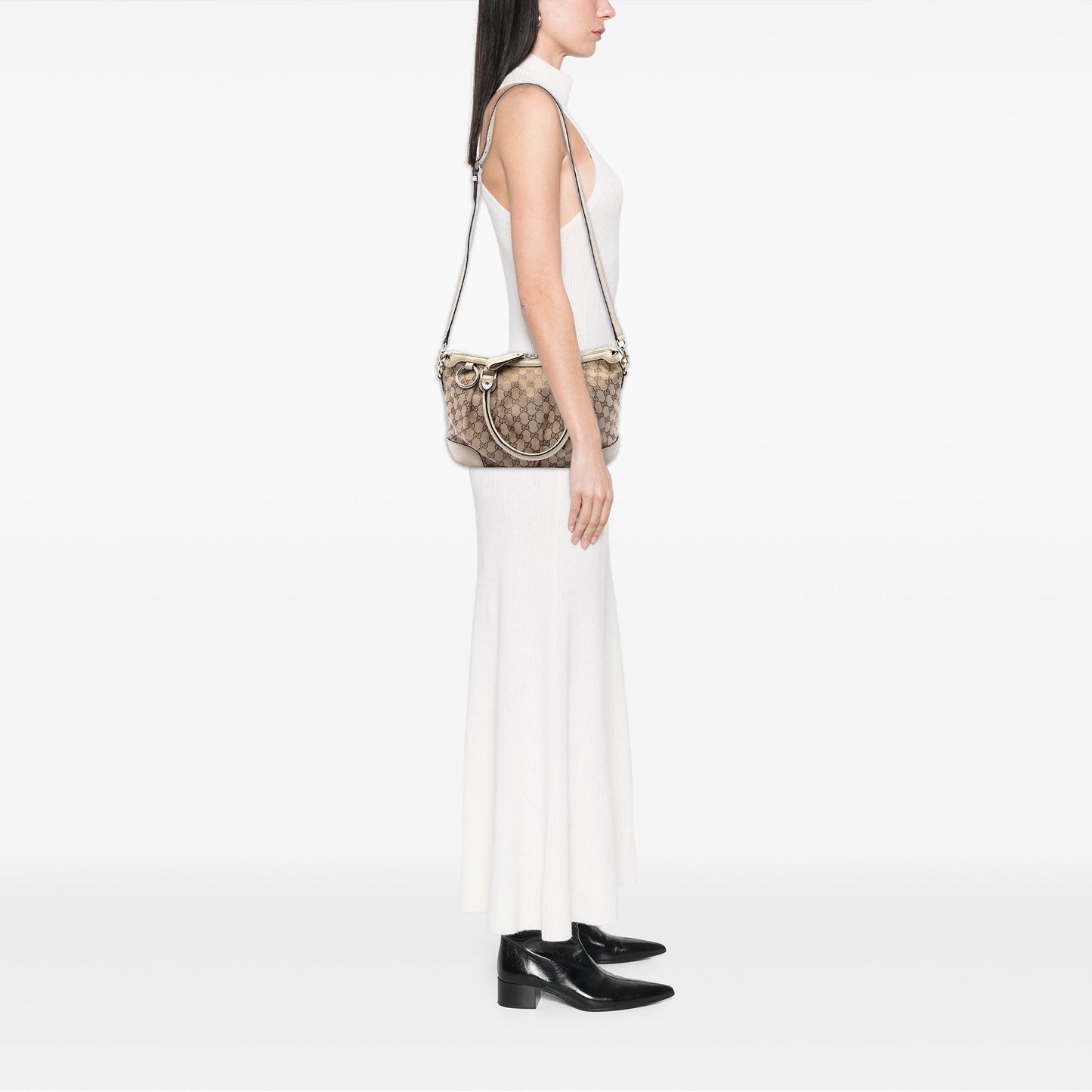 Gucci GG Canvas Sukey Satchel