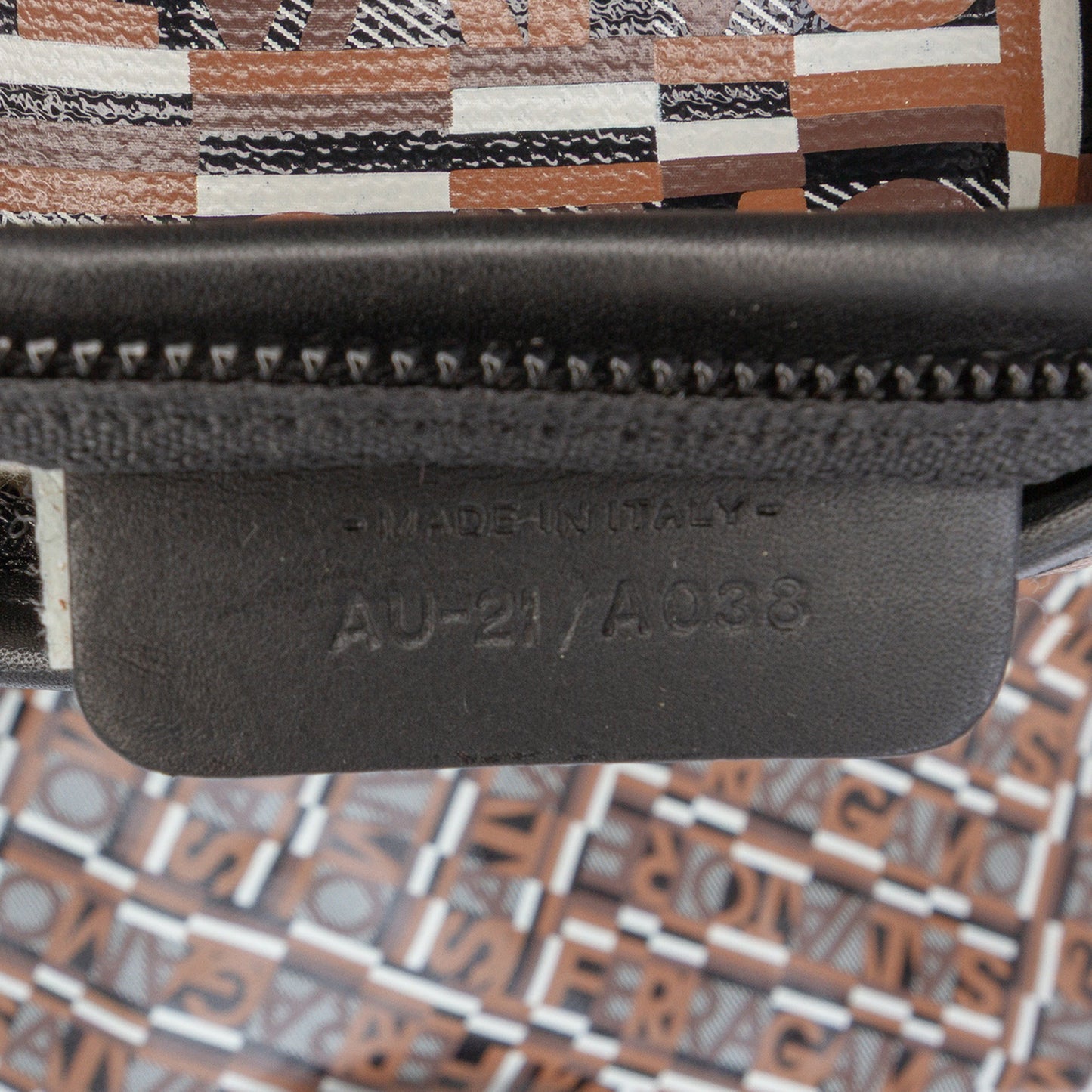 Ferragamo Gancini Coated Canvas Tote