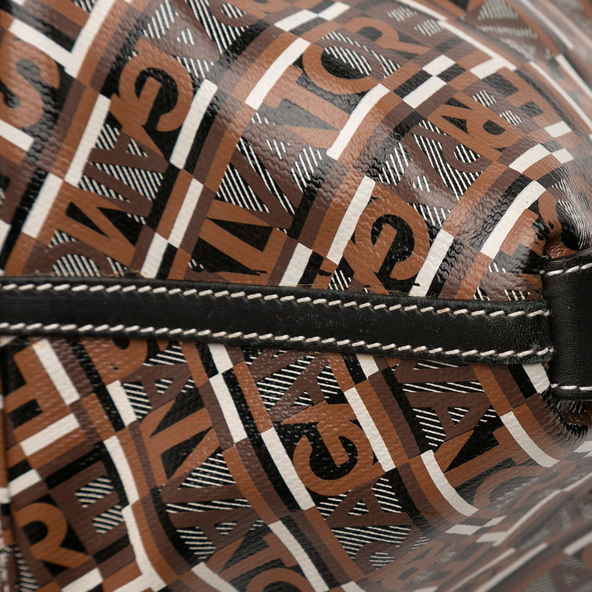 Ferragamo Gancini Coated Canvas Tote