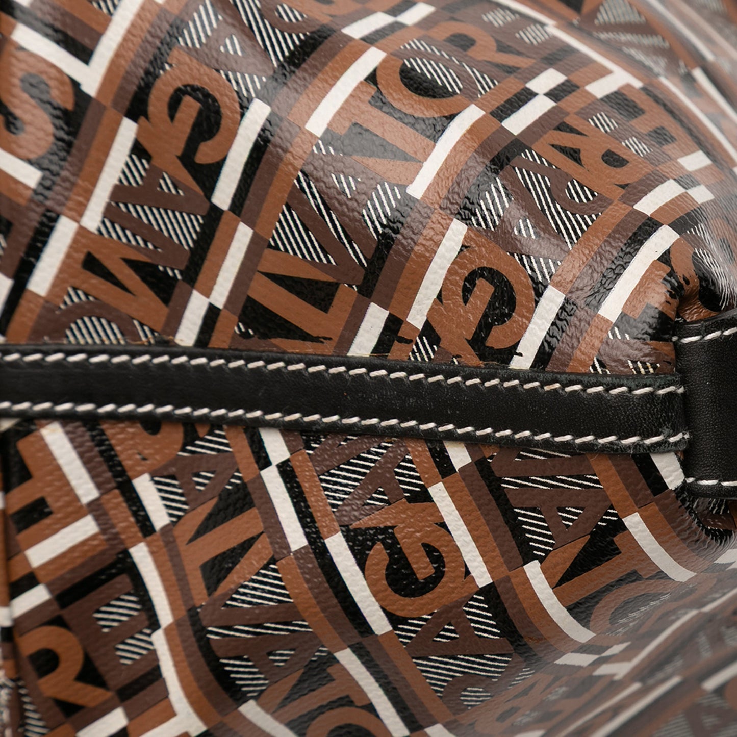 Ferragamo Gancini Coated Canvas Tote