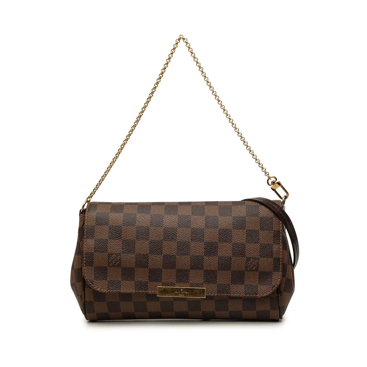 Louis Vuitton Damier Ebene Favorite MM — Brown