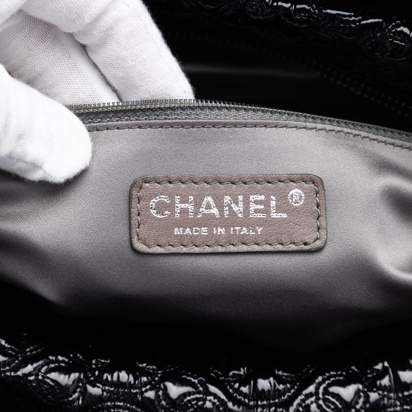 Chanel Quilted Vinyl Rock in Moscow Tote