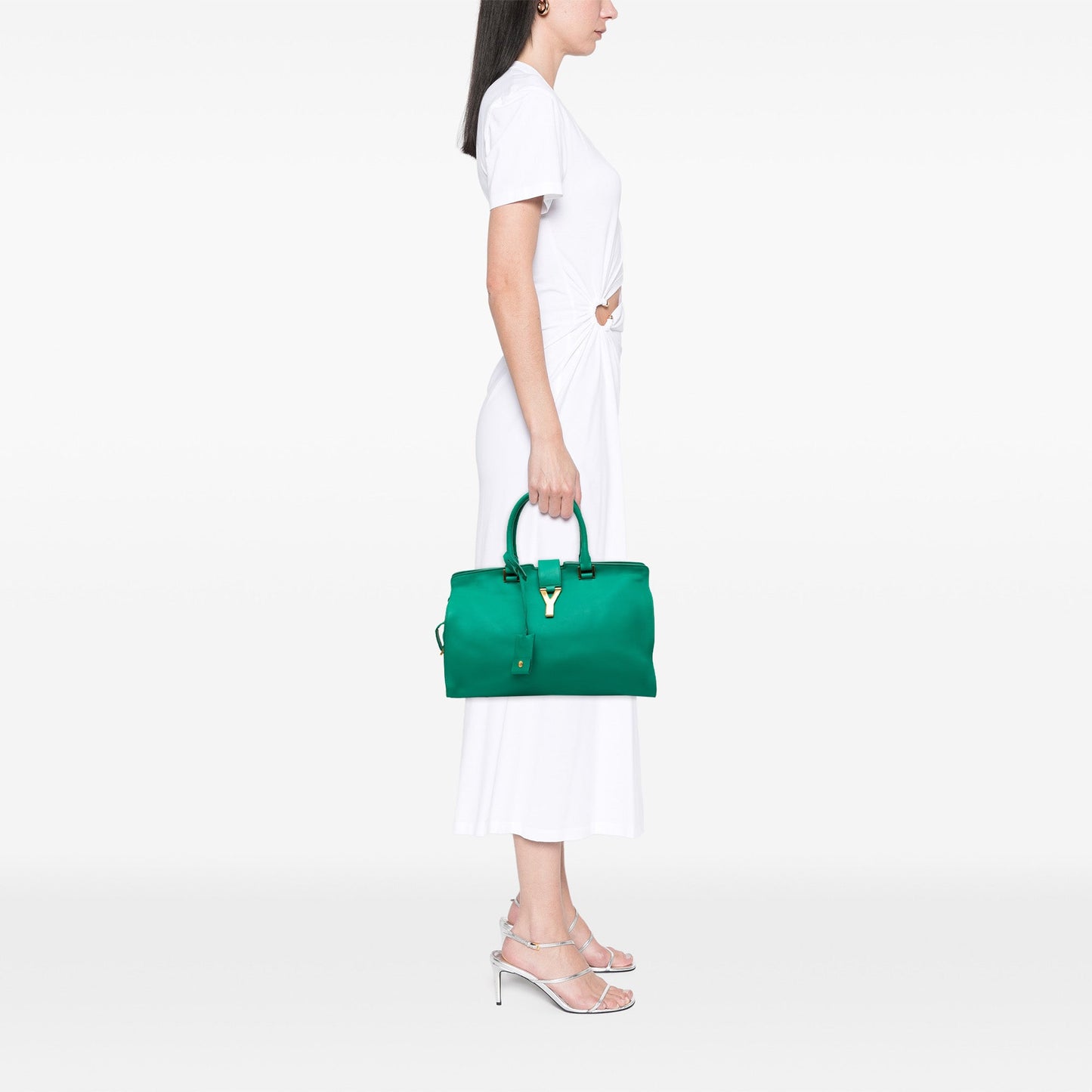 Saint Laurent Medium Calfskin Cabas Chyc Satchel