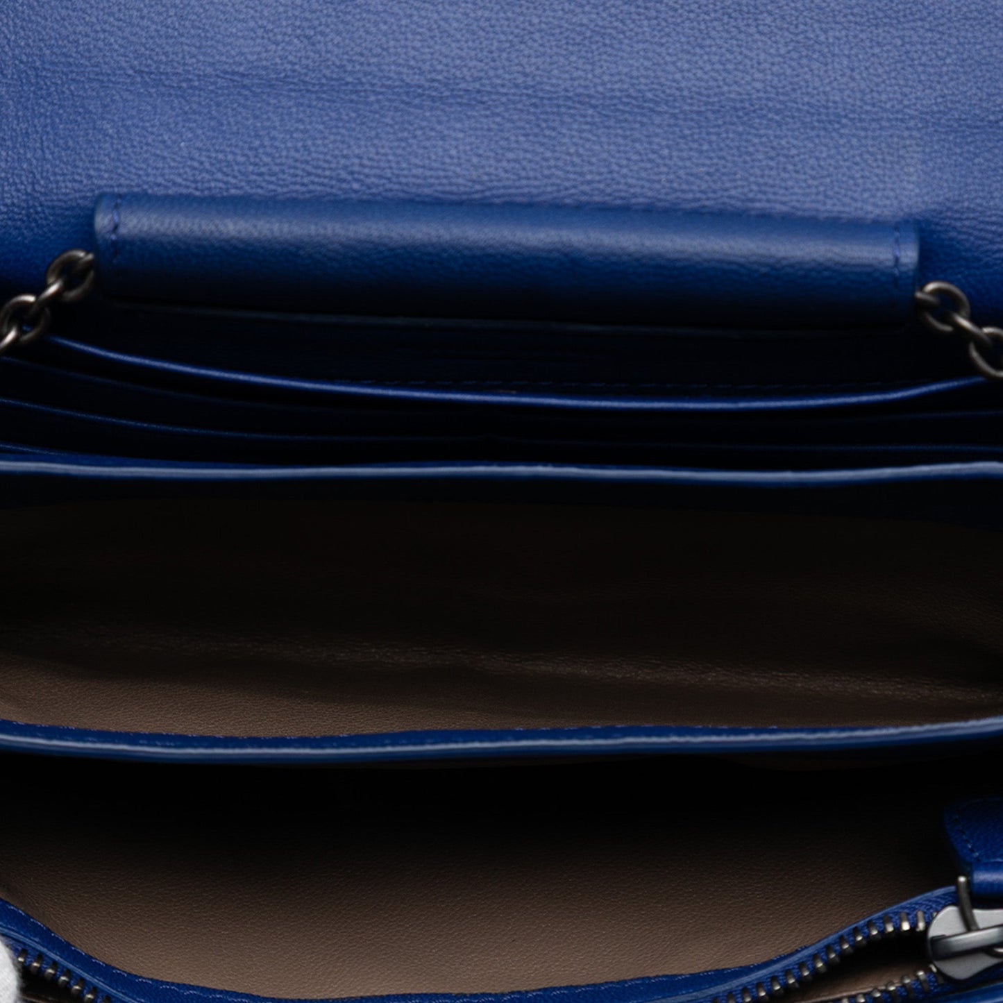 Bottega Veneta Nappa Intercciato Flap Wallet on Chain