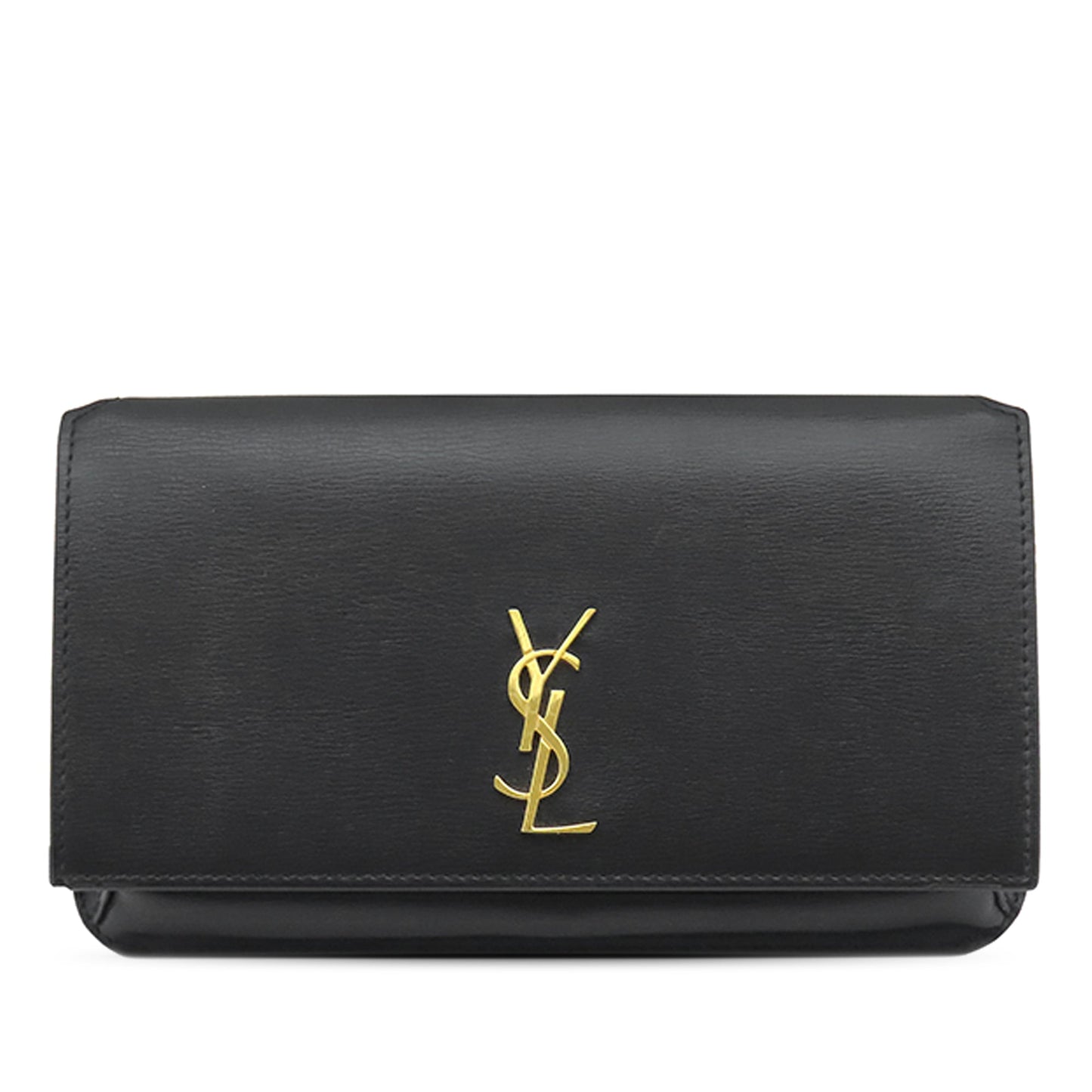 Saint Laurent Smooth Calfskin Monogram Cassandre Phone Holder