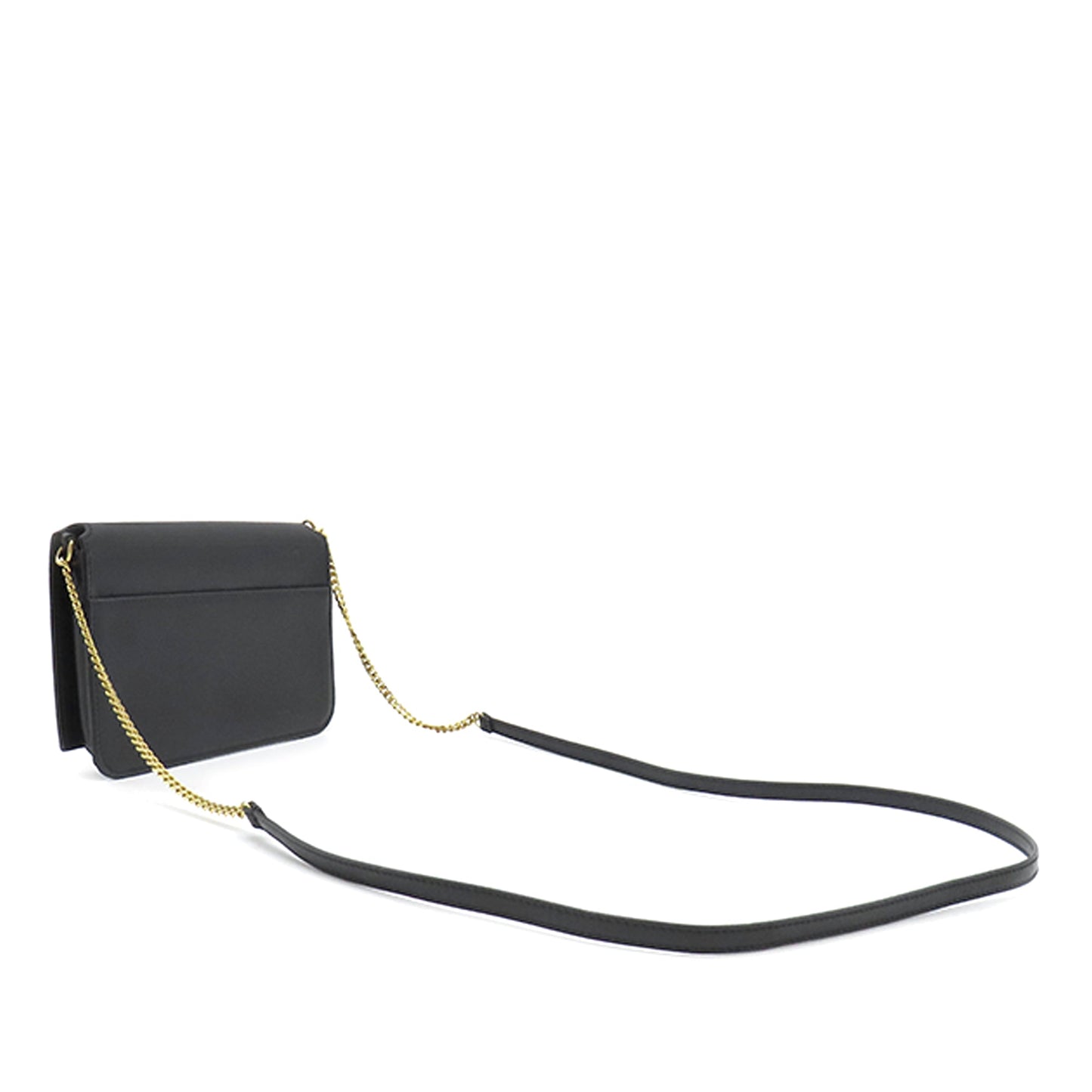 Saint Laurent Smooth Calfskin Monogram Cassandre Phone Holder
