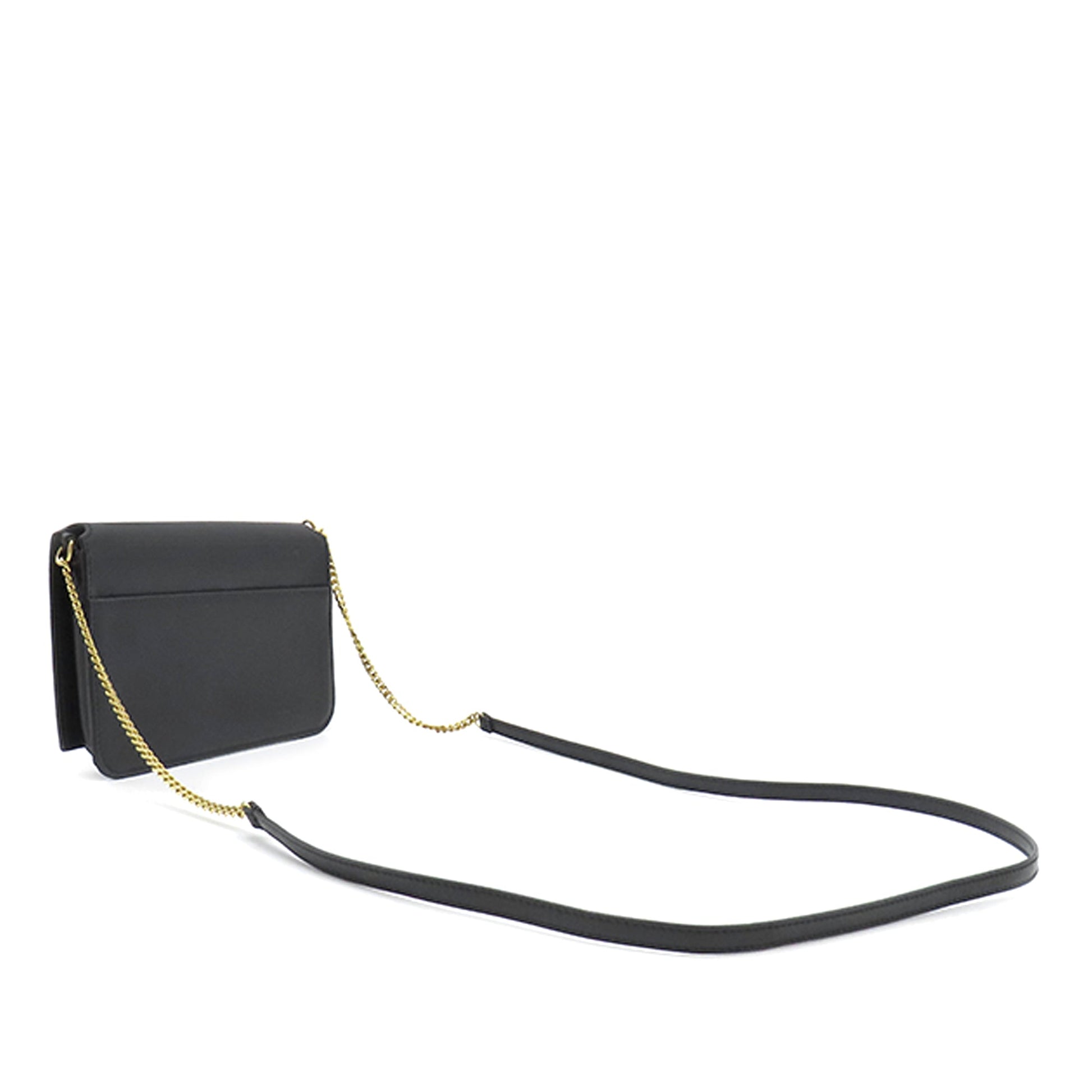 Saint Laurent Smooth Calfskin Monogram Cassandre Phone Holder