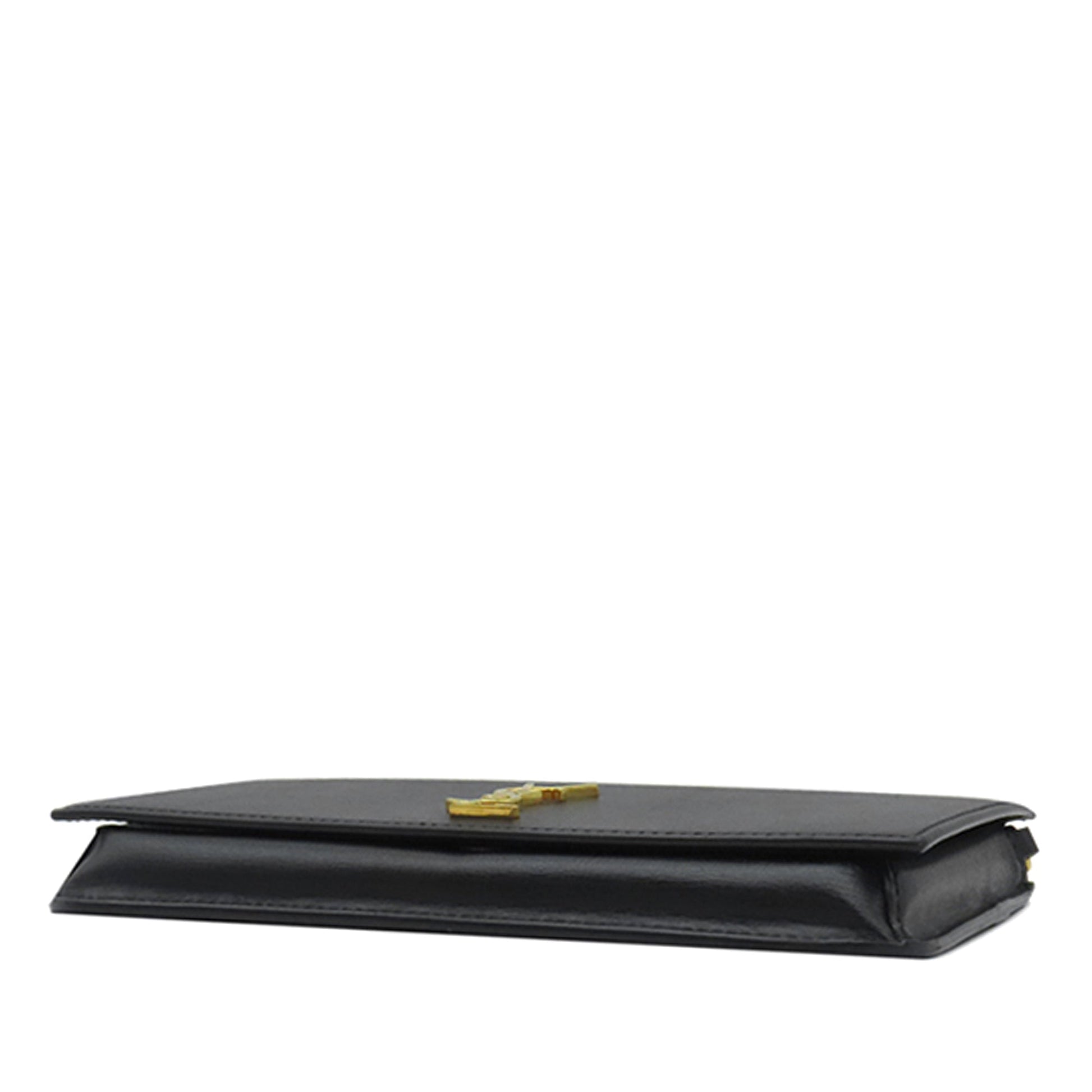Saint Laurent Smooth Calfskin Monogram Cassandre Phone Holder
