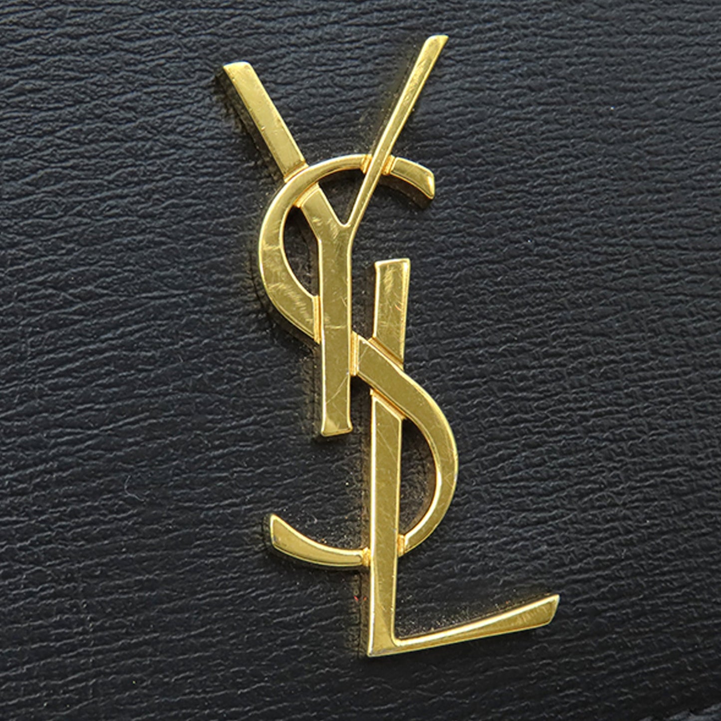 Saint Laurent Smooth Calfskin Monogram Cassandre Phone Holder