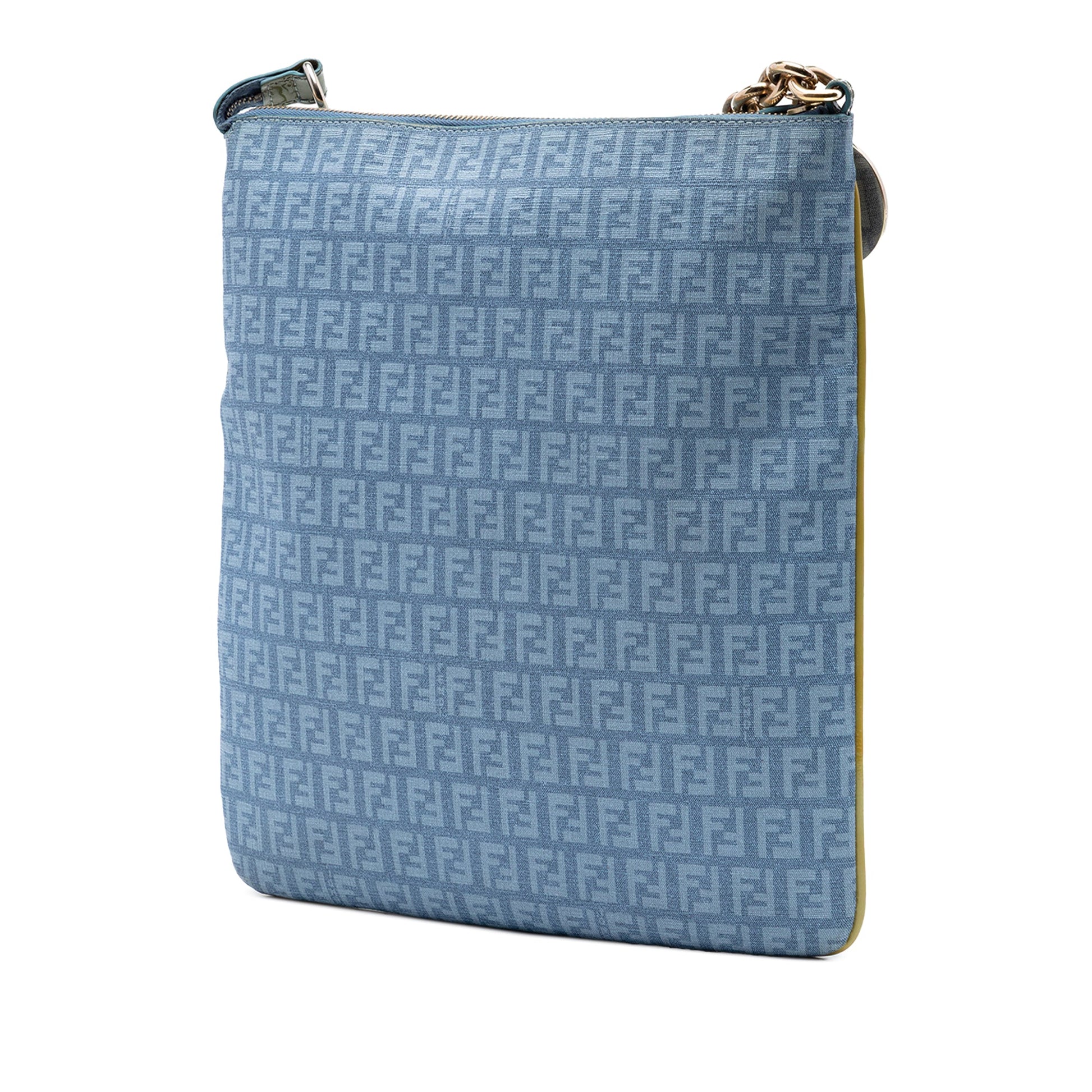 Fendi Zucchino Coated Canvas Forever Crossbody