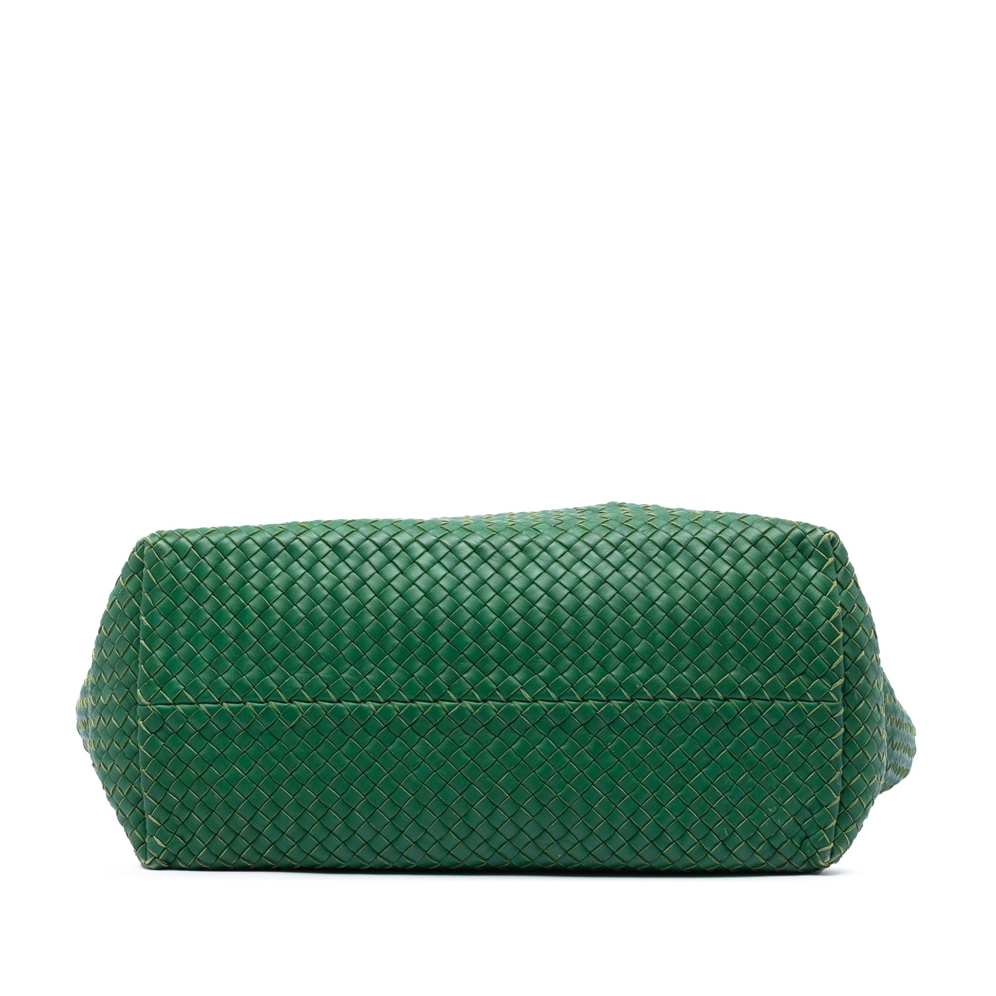Bottega Veneta Limited Edition Large Lambskin Intreccio Cabat Tote