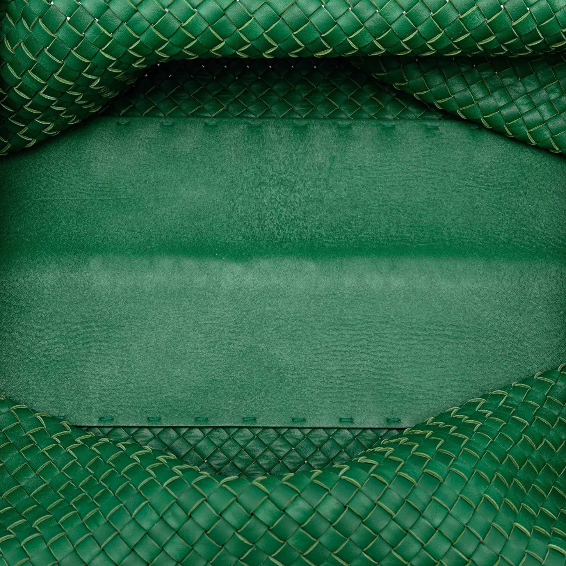 Bottega Veneta Limited Edition Large Lambskin Intreccio Cabat Tote