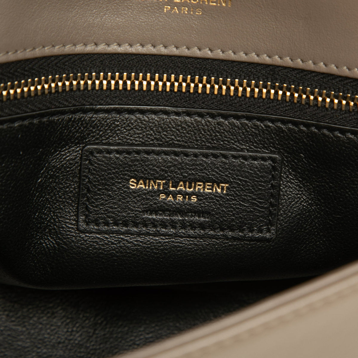 Saint Laurent Small Matelasse Calfskin Joan Crossbody — Brown