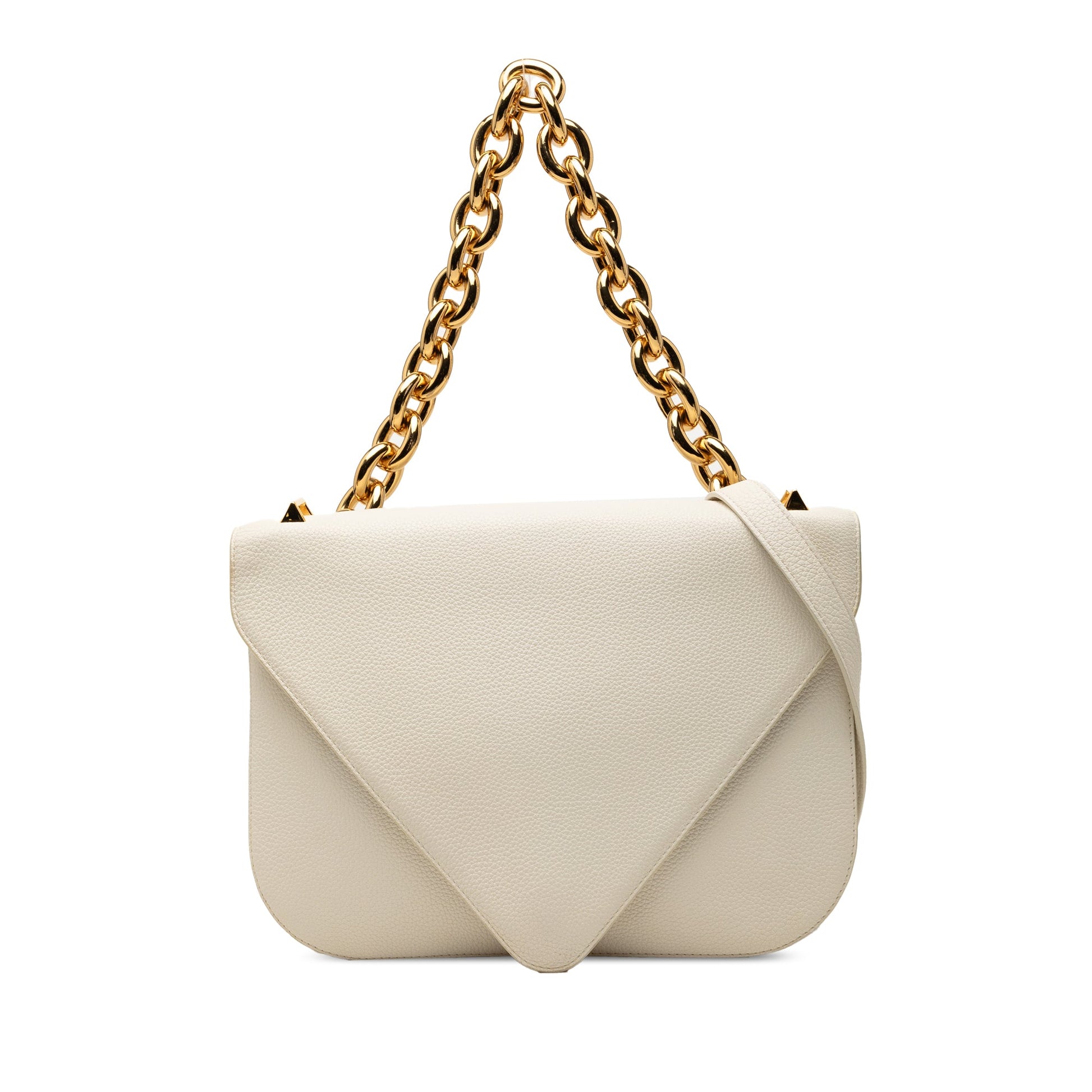 Bottega Veneta Medium Leather Mount Envelope Chain Bag