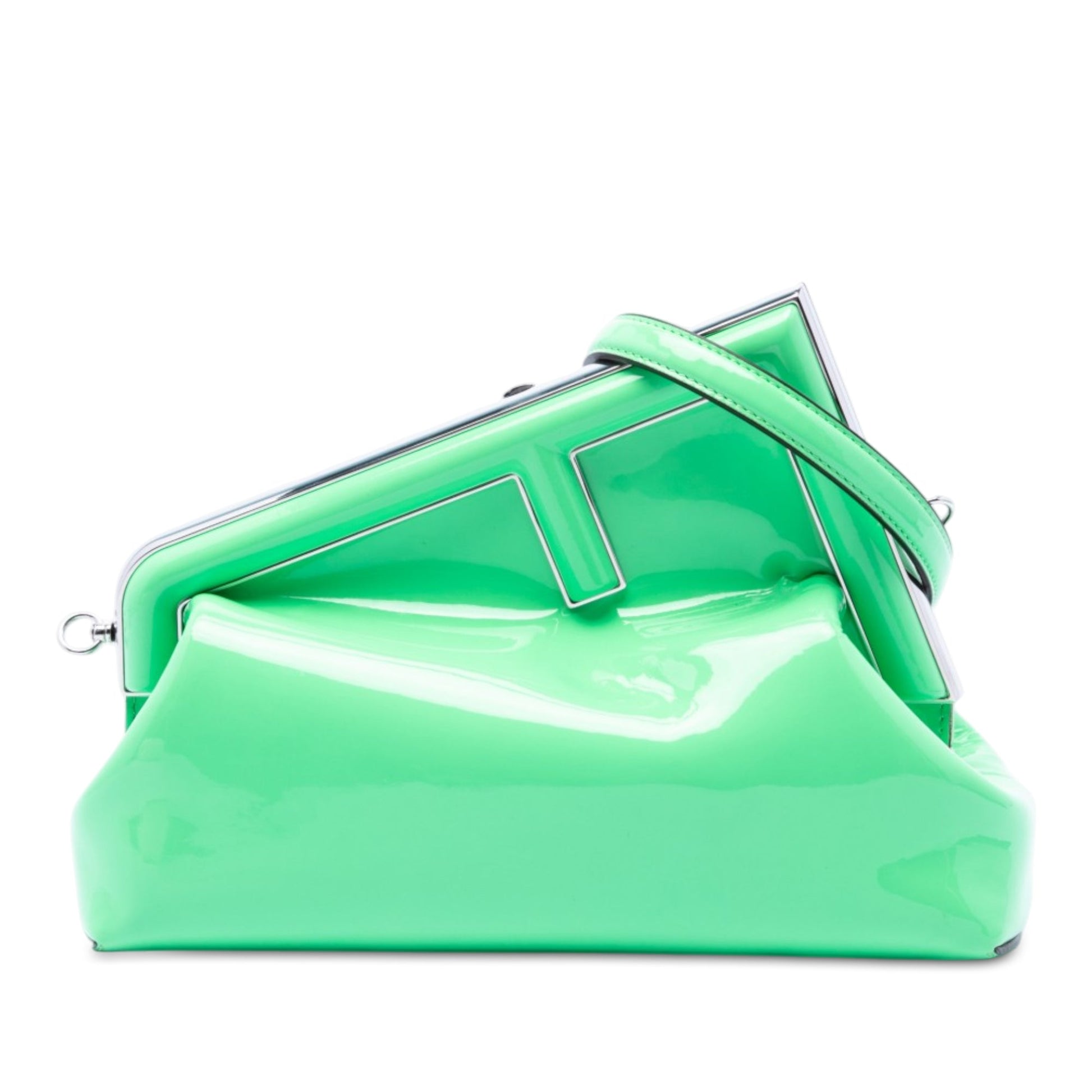 Fendi Midi Patent Fendi First Crossbody